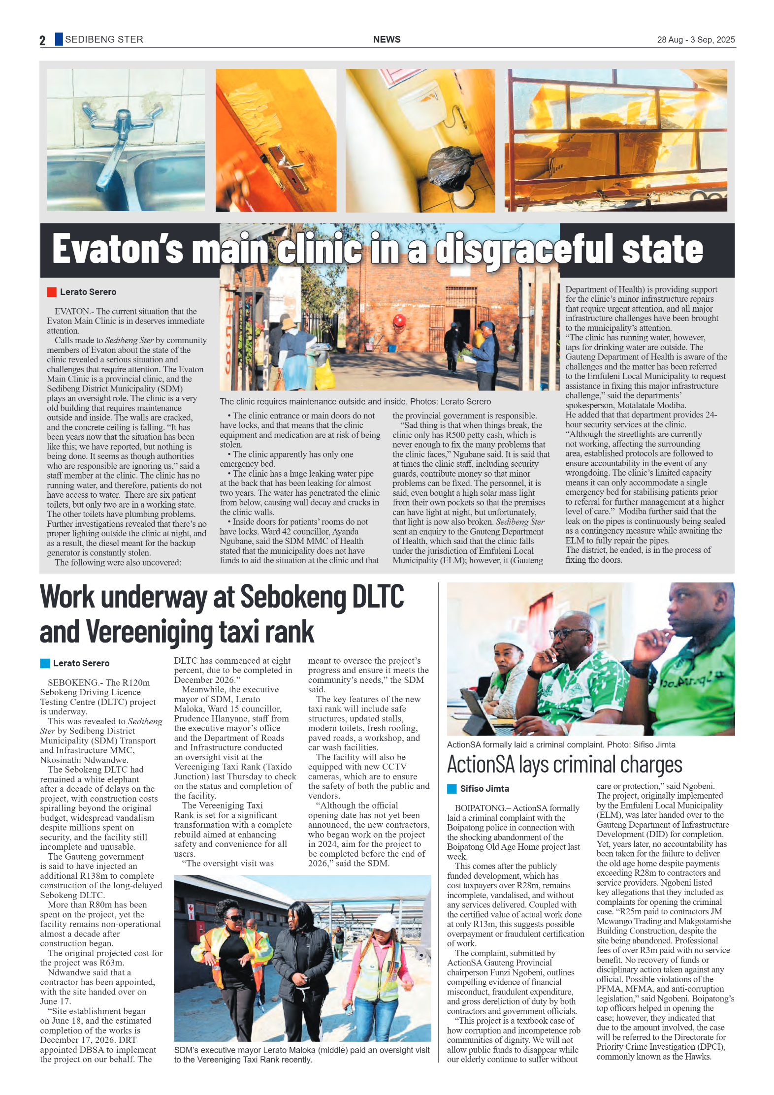 Sedibeng Ster 28 Aug – 3 Sep, 2025 page 2