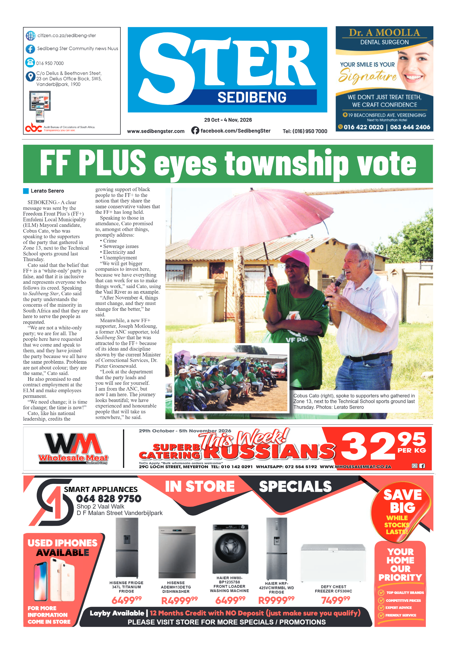 Sedibeng Ster – 29 October 2026 page 1