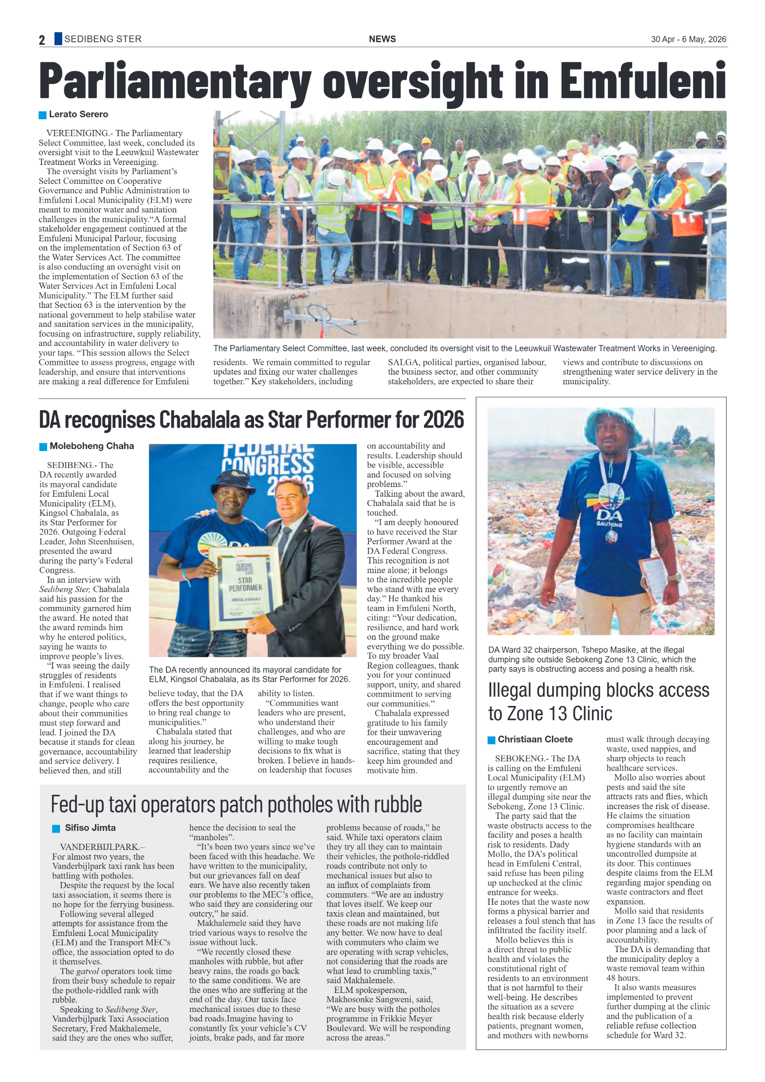 Sedibeng Ster – 30 April 2026 page 2