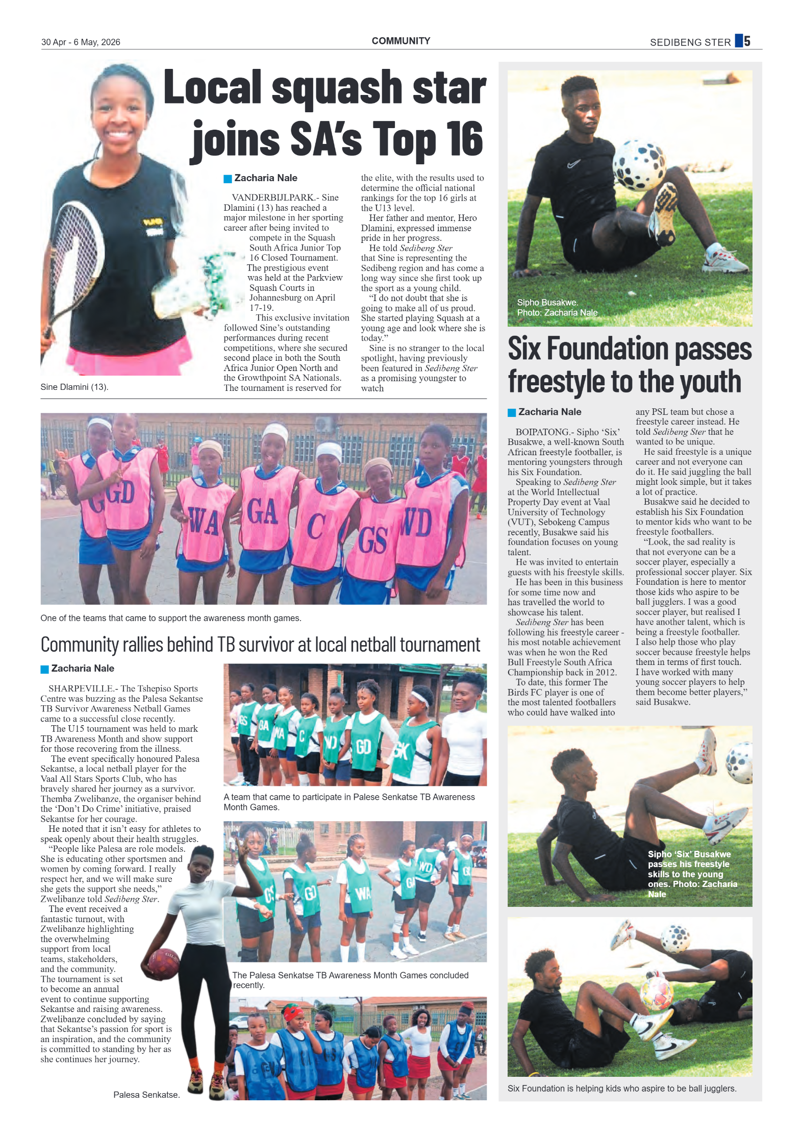Sedibeng Ster – 30 April 2026 page 5