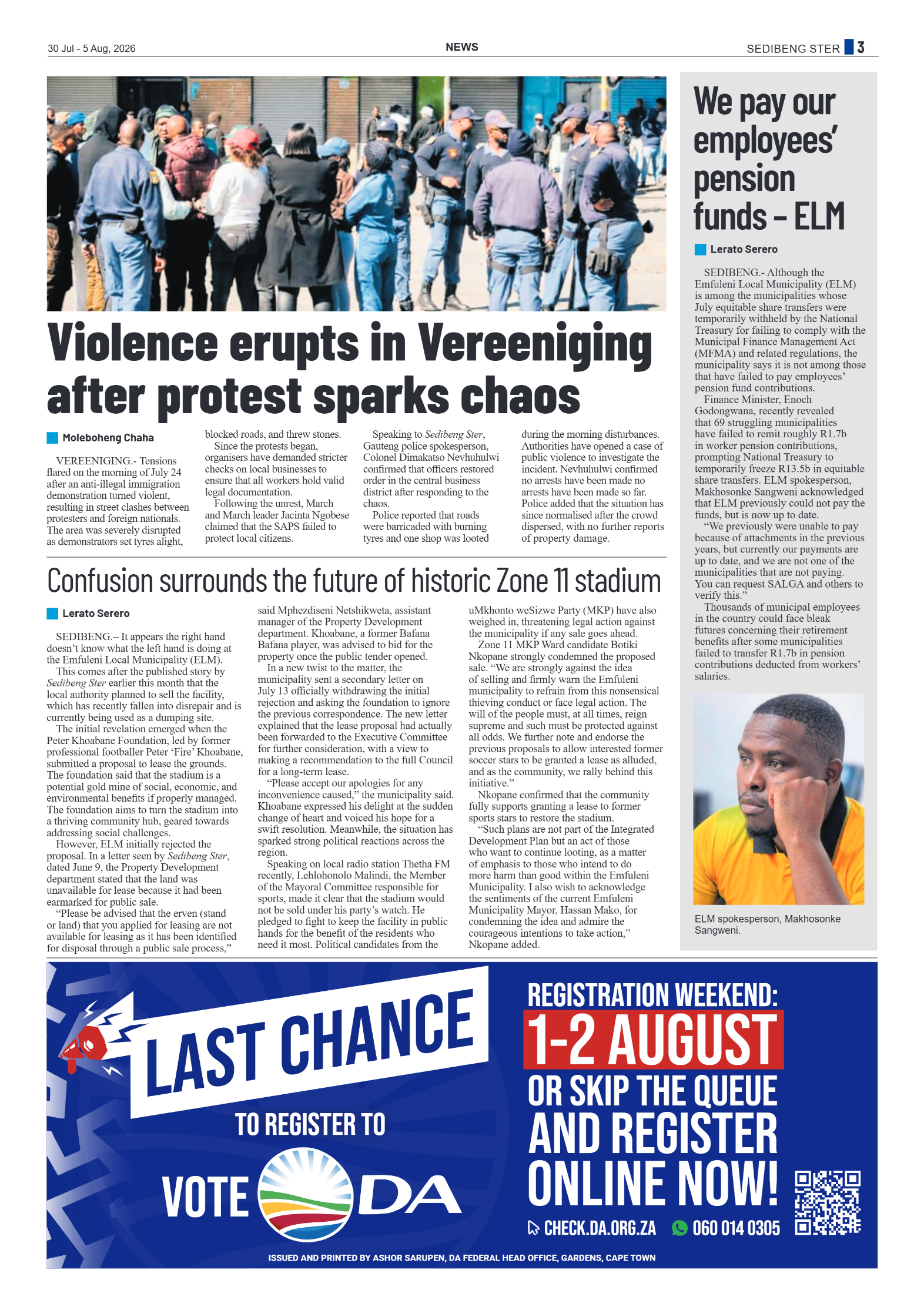 Sedibeng Ster – 30 July 2026 page 3