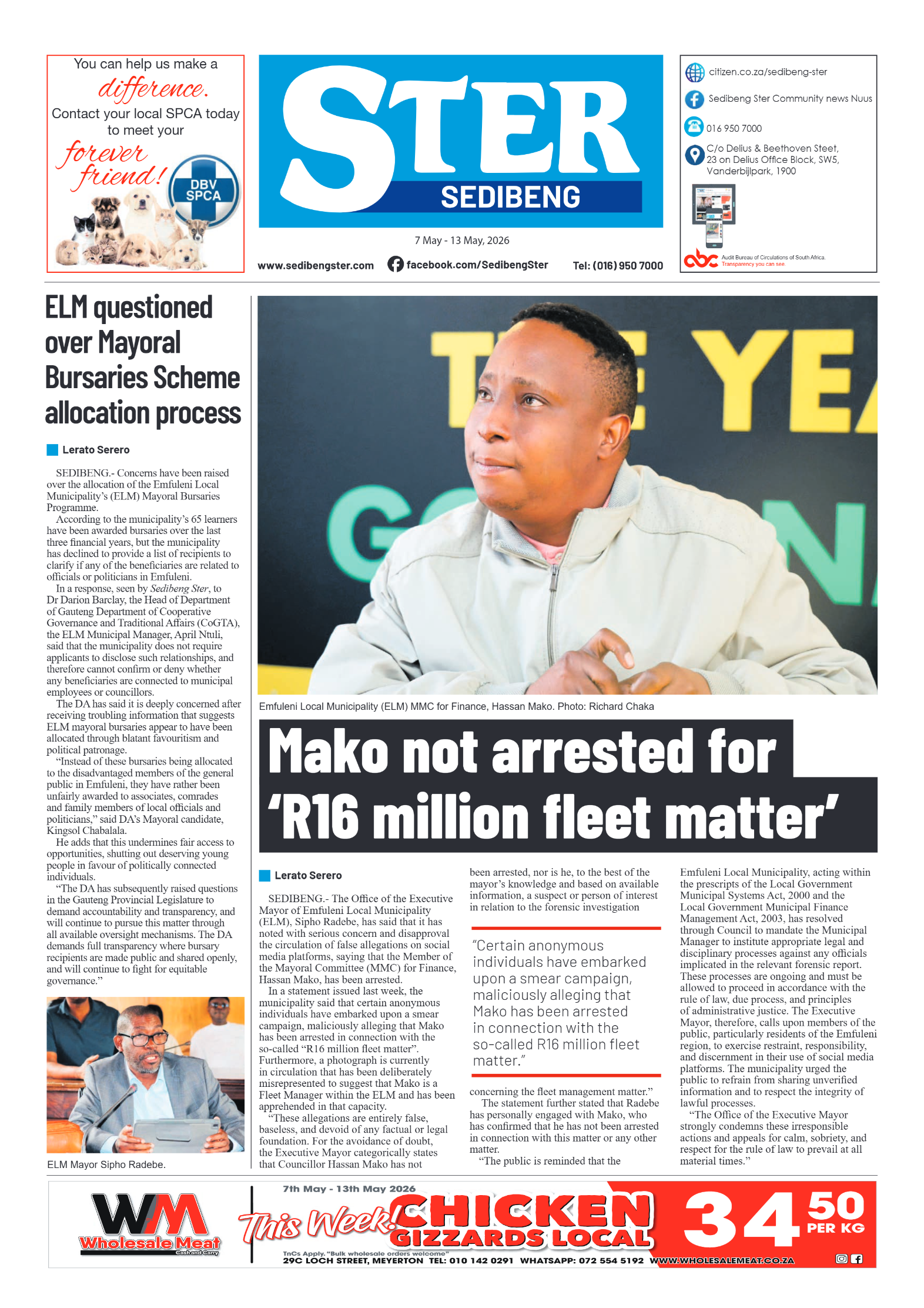 Sedibeng Ster – 7 May 2026 page 1