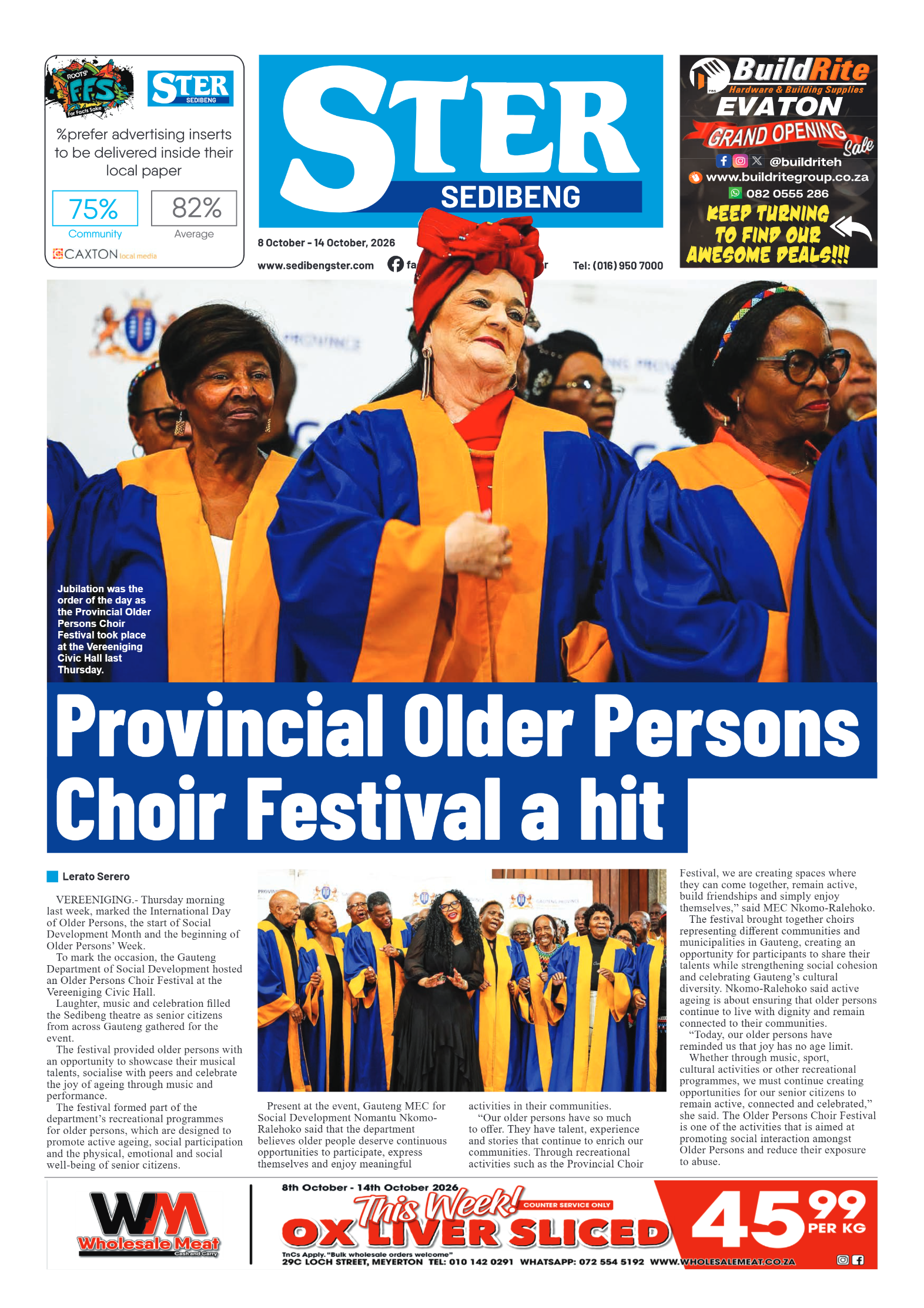 Sedibeng Ster – 8 October 2026 page 1