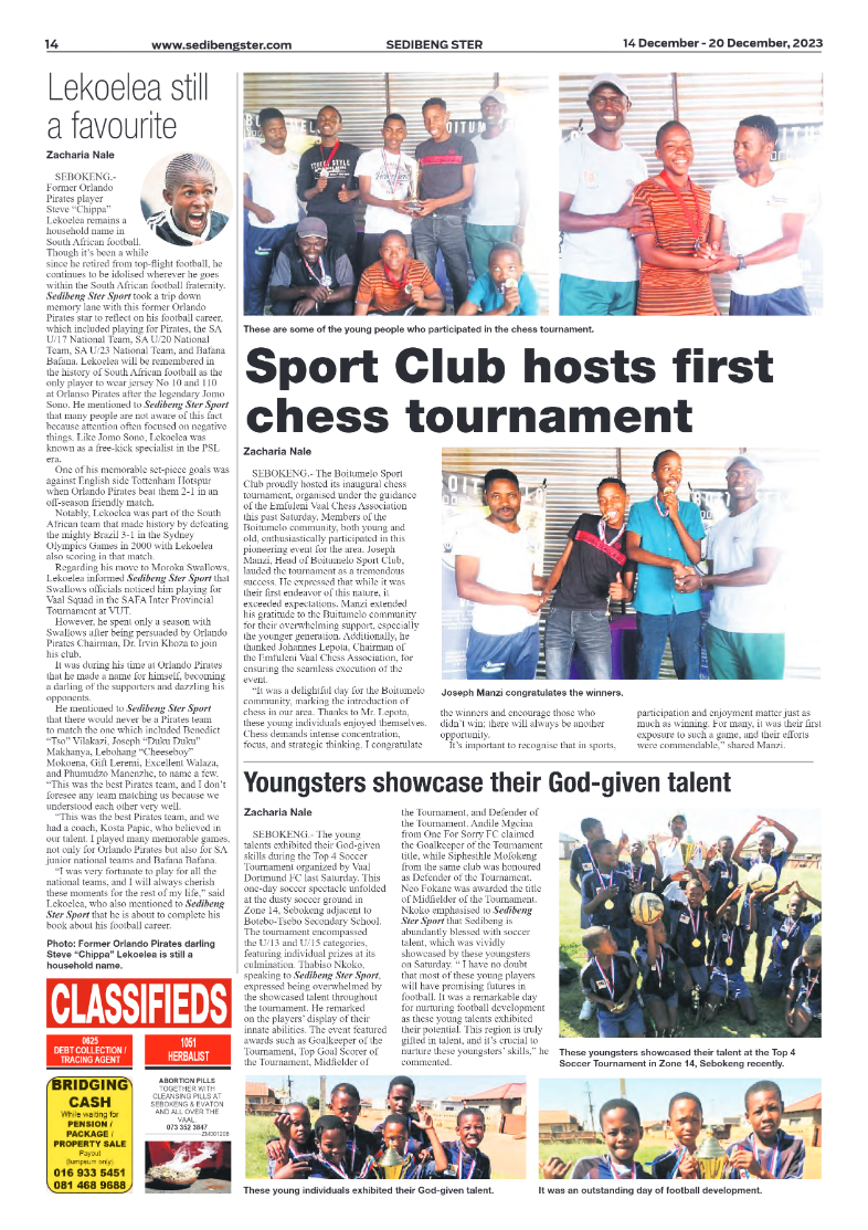 Sedibeng ster 14 December – 20 December, 2023 page 14