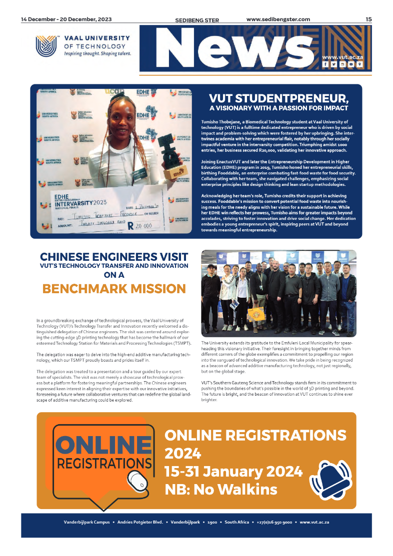 Sedibeng ster 14 December – 20 December, 2023 page 15