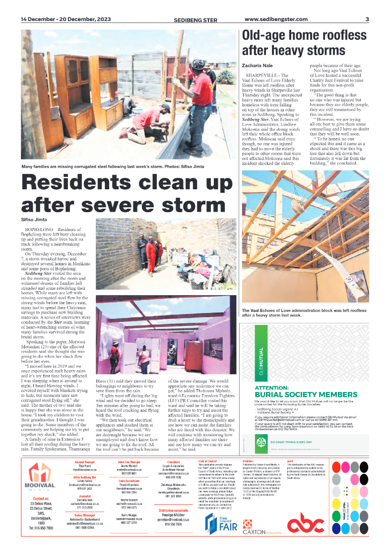 Sedibeng ster 14 December – 20 December, 2023 page 3