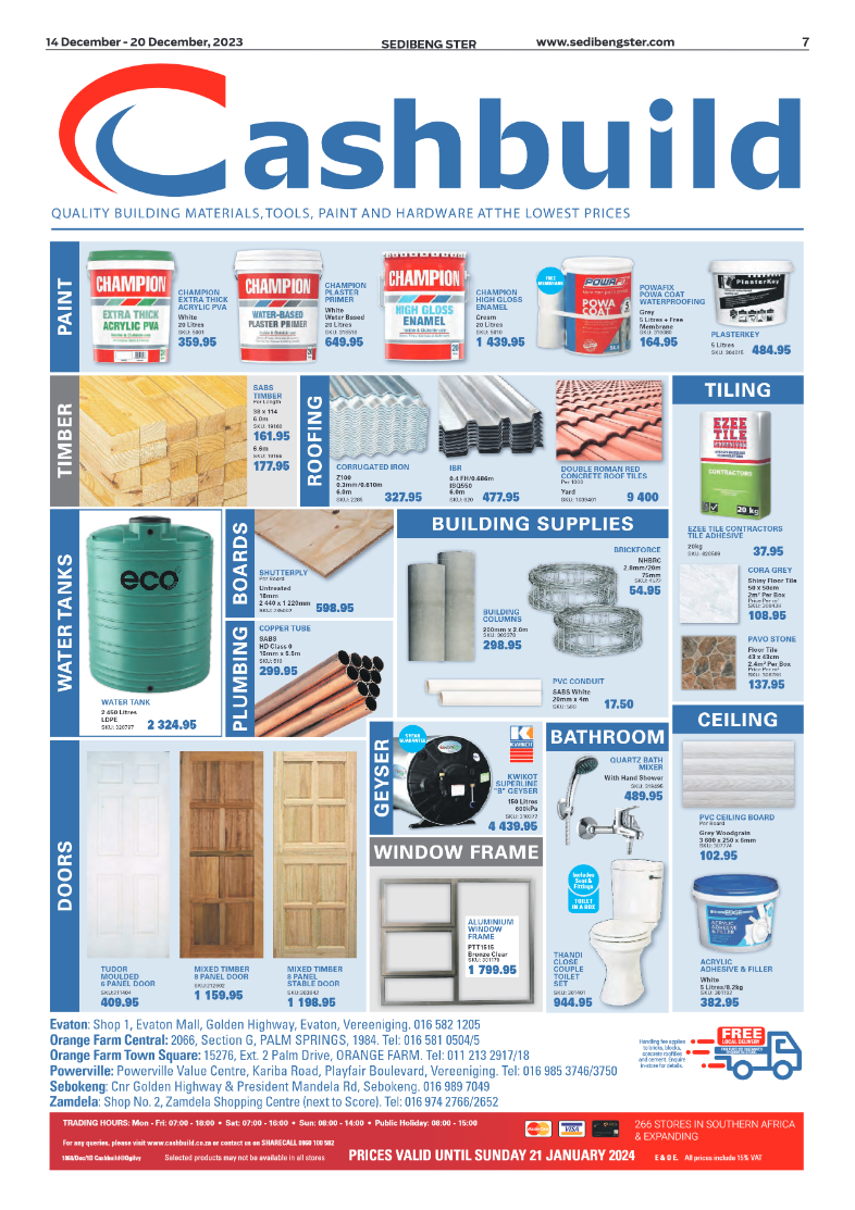 Sedibeng ster 14 December – 20 December, 2023 page 7