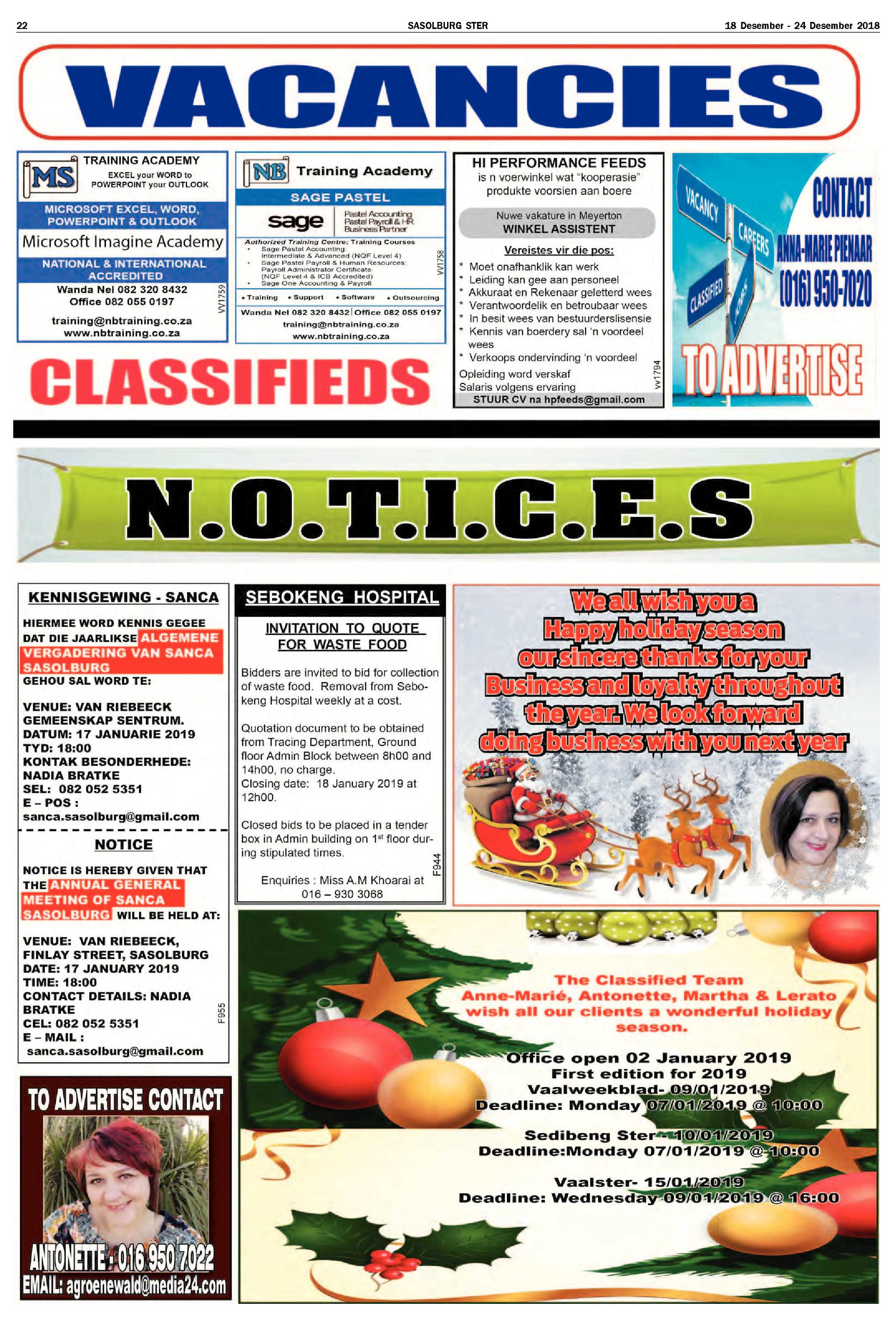 Sasolburg Ster 18 – 24 Desember 2018 page 10