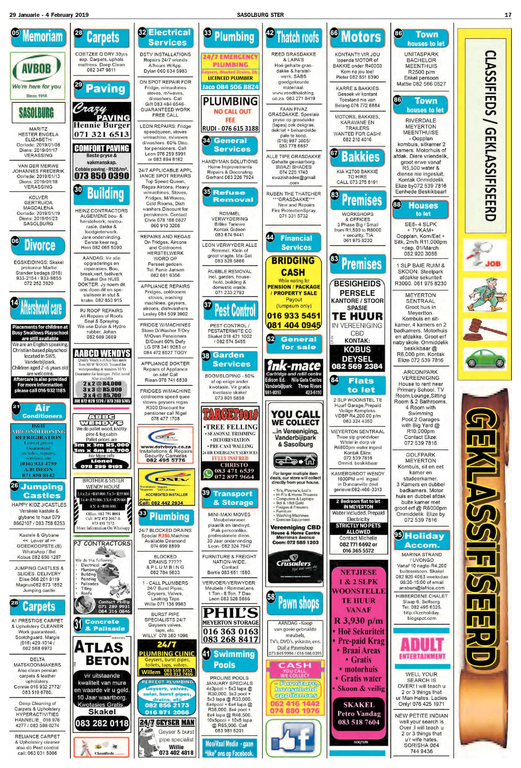 Sasolburg Ster 29 Januarie – 4 Februarie 2019 page 17