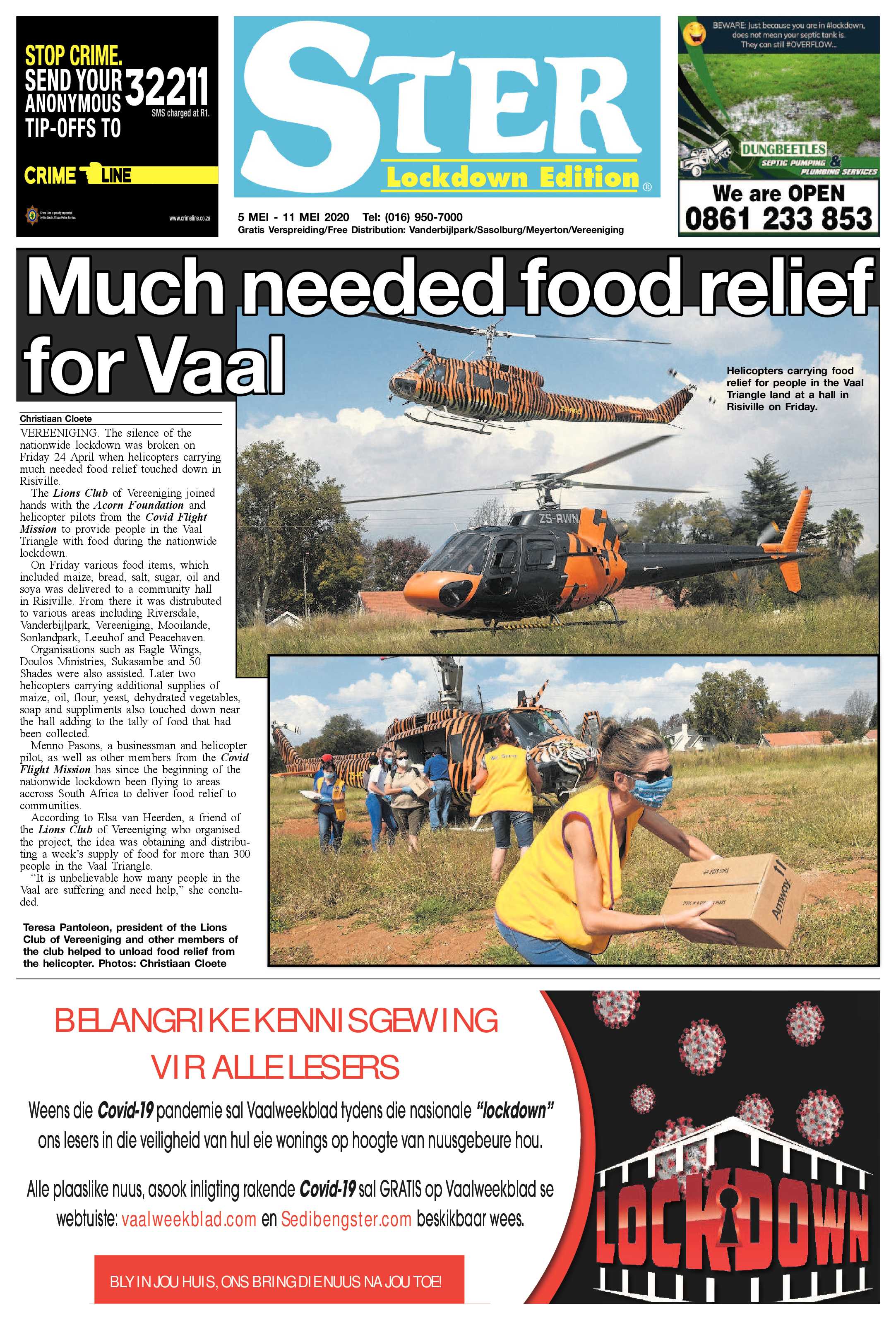 Ster Lockdown Edition 5 May page 1