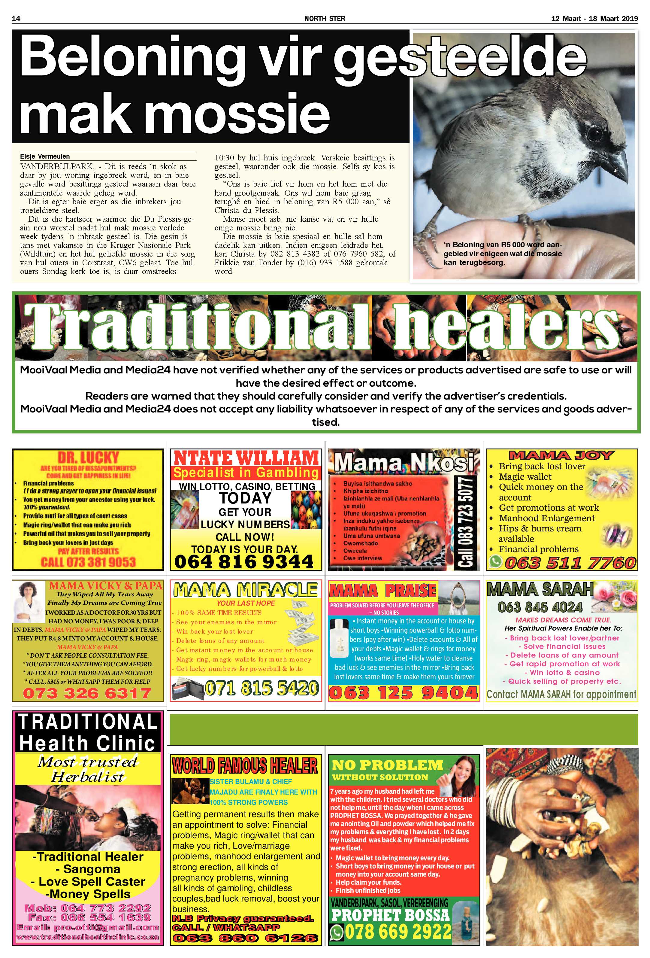 Ster North 12 – 18 Maart 2019 page 14