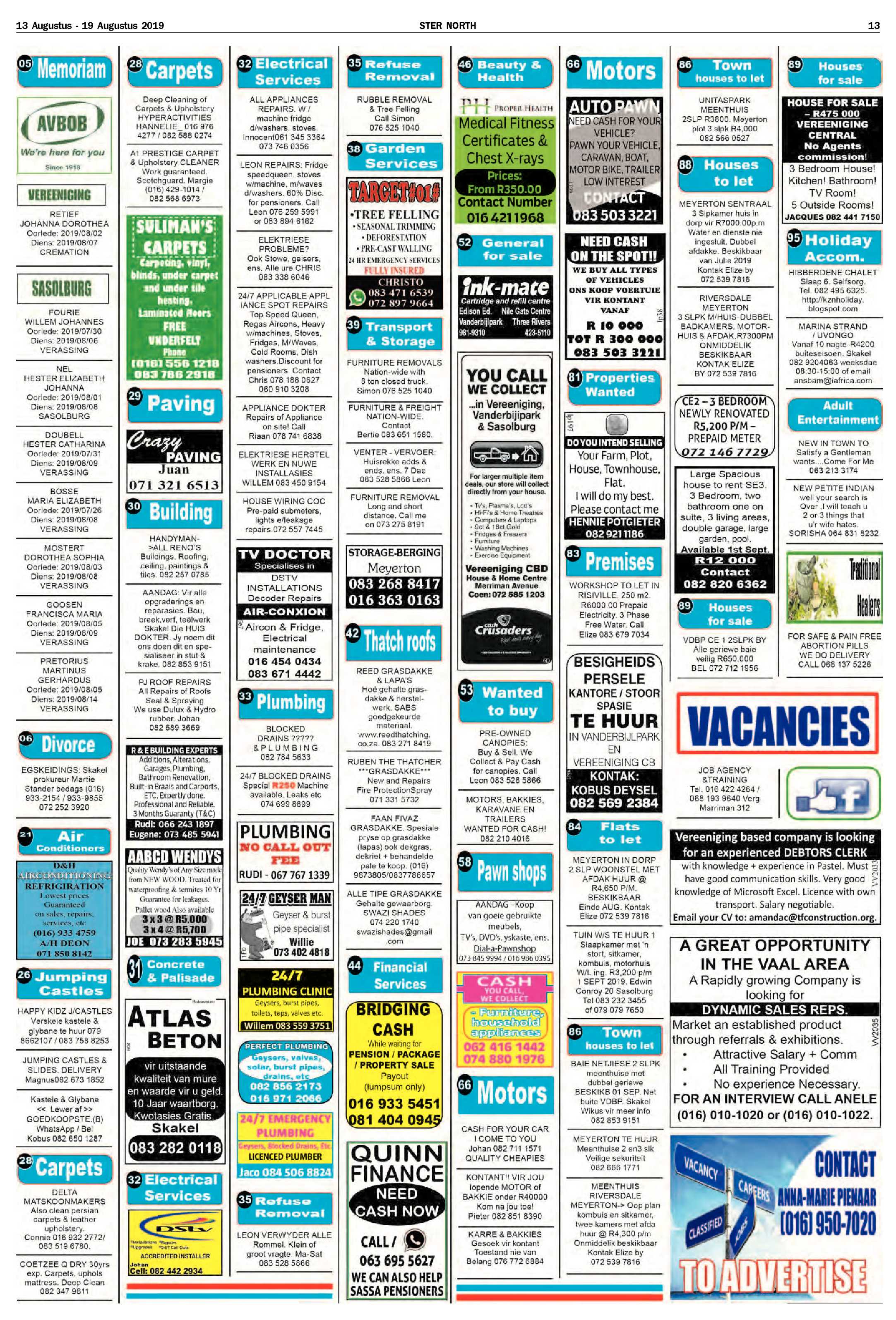 Ster North 13 – 19 Augustus 2019 page 13