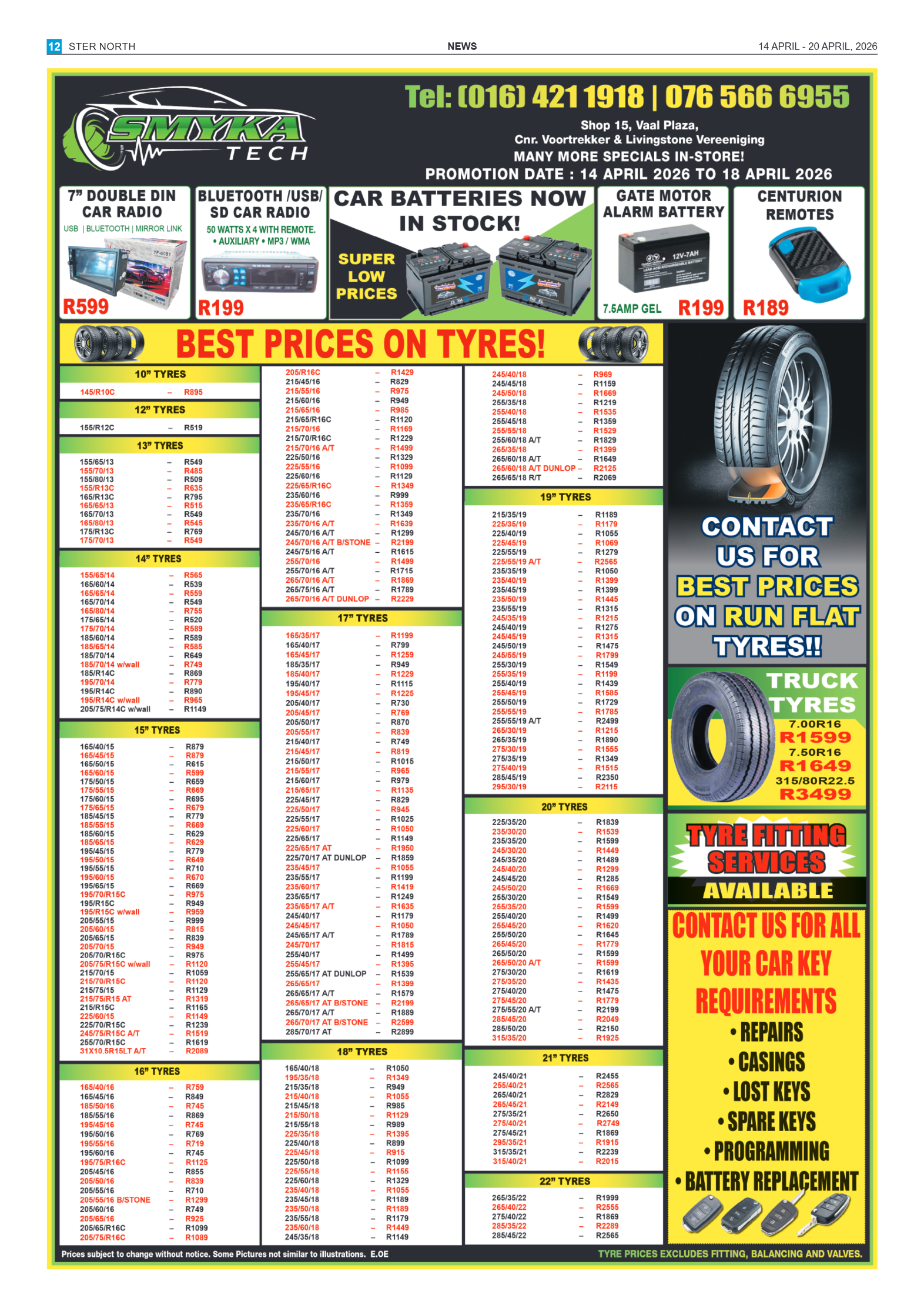 Ster North – 14 April page 12