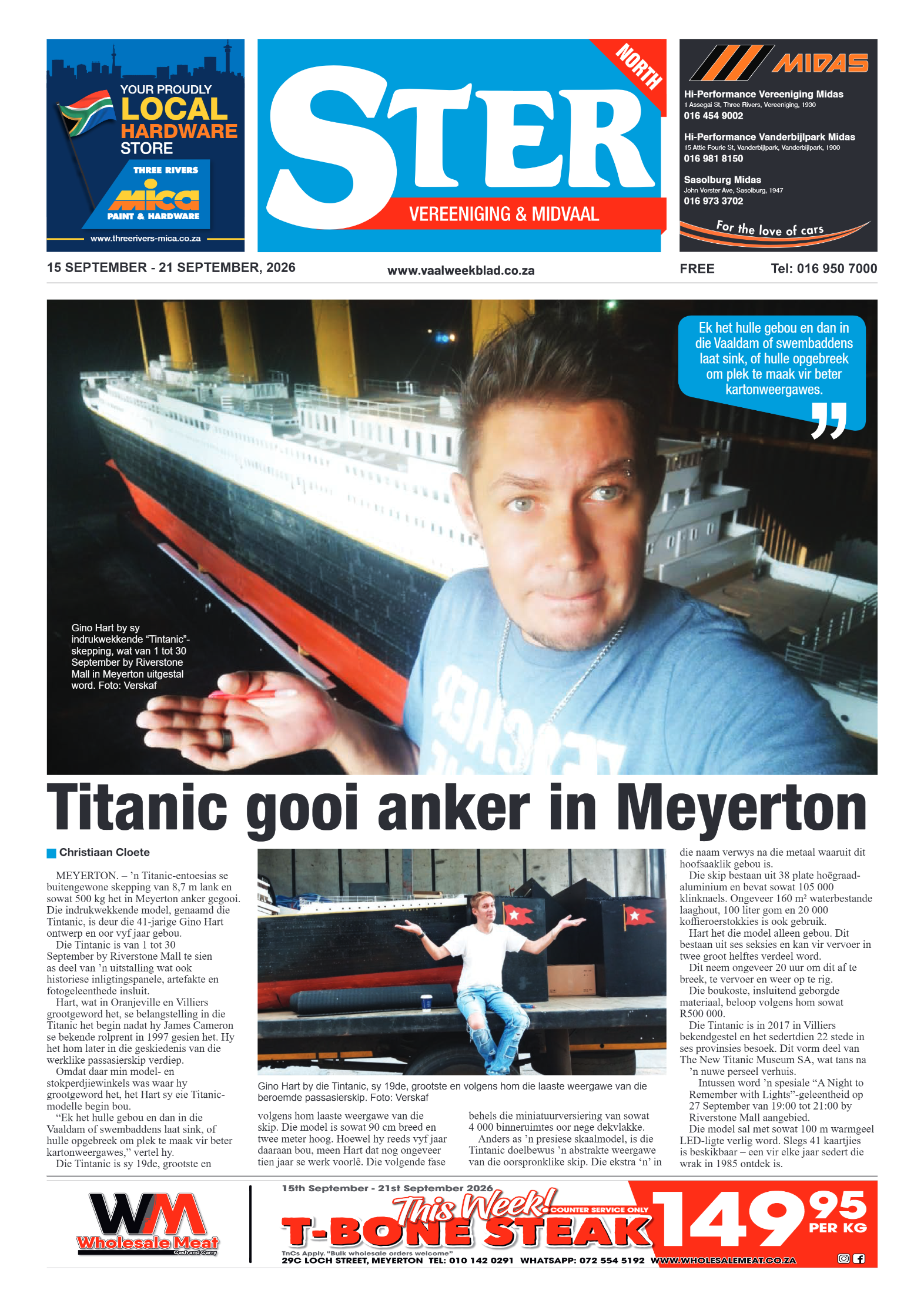 Ster North – 15 September 2026 page 1