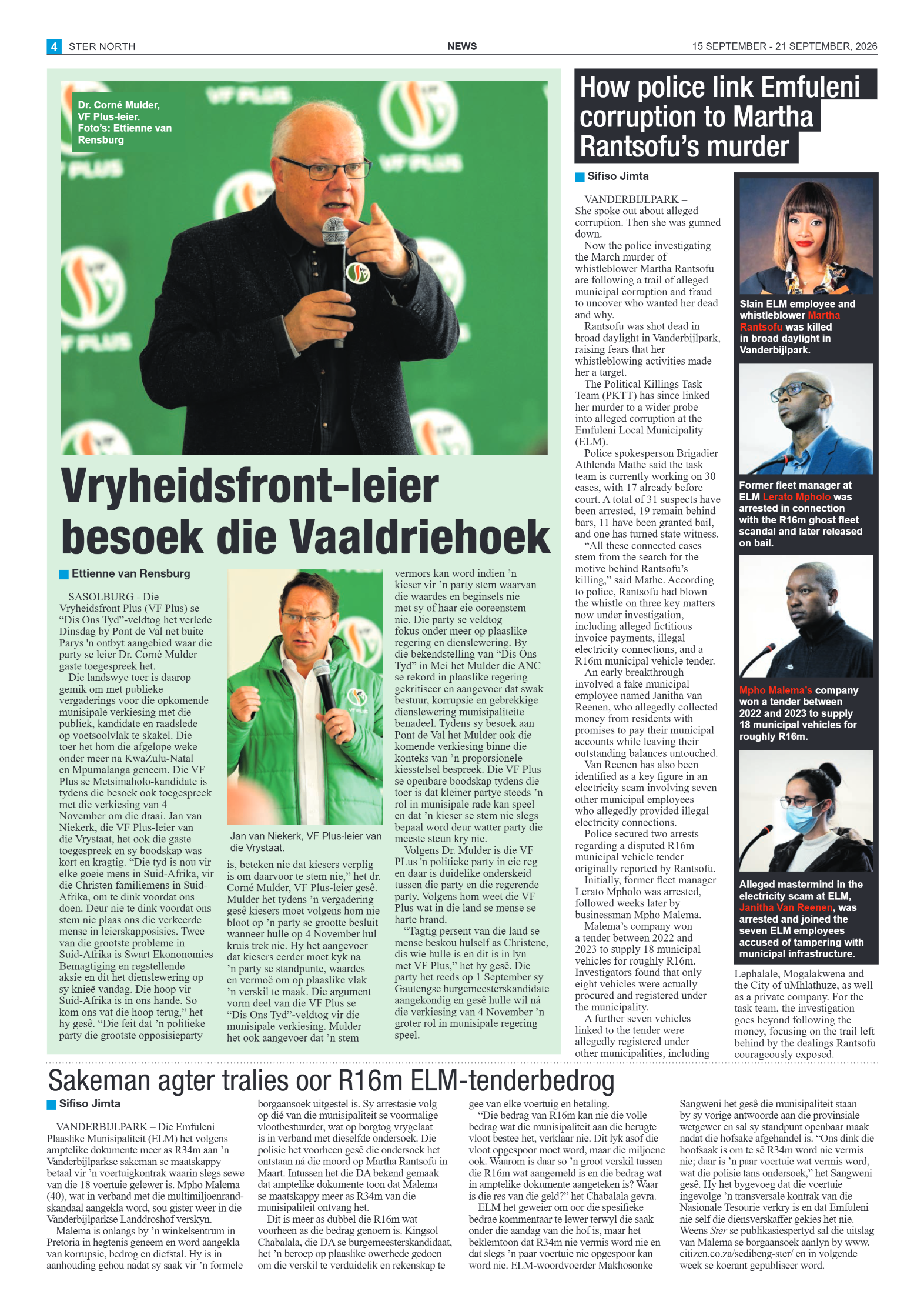 Ster North – 15 September 2026 page 4