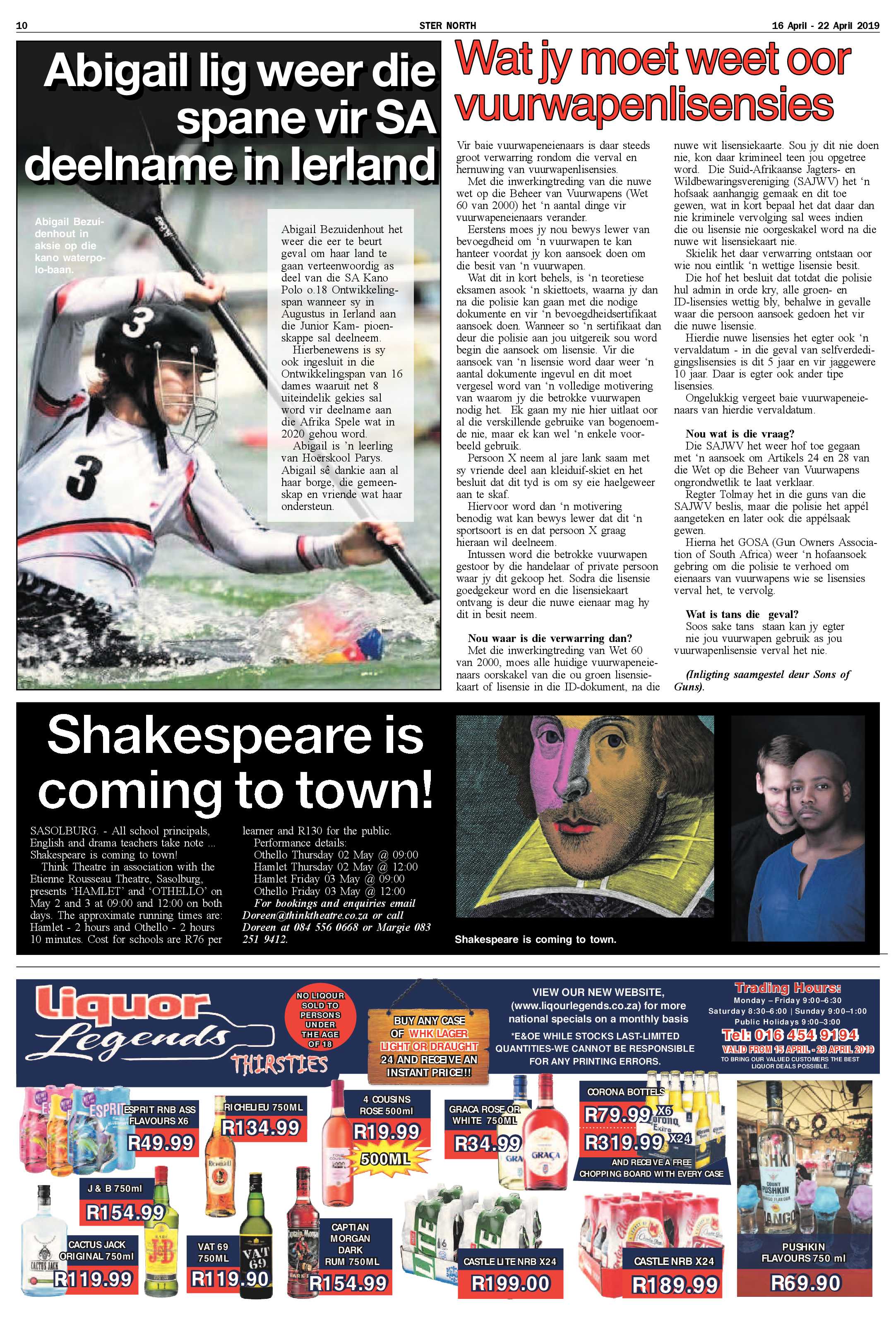 Ster North 16 – 22 April 2019 page 10