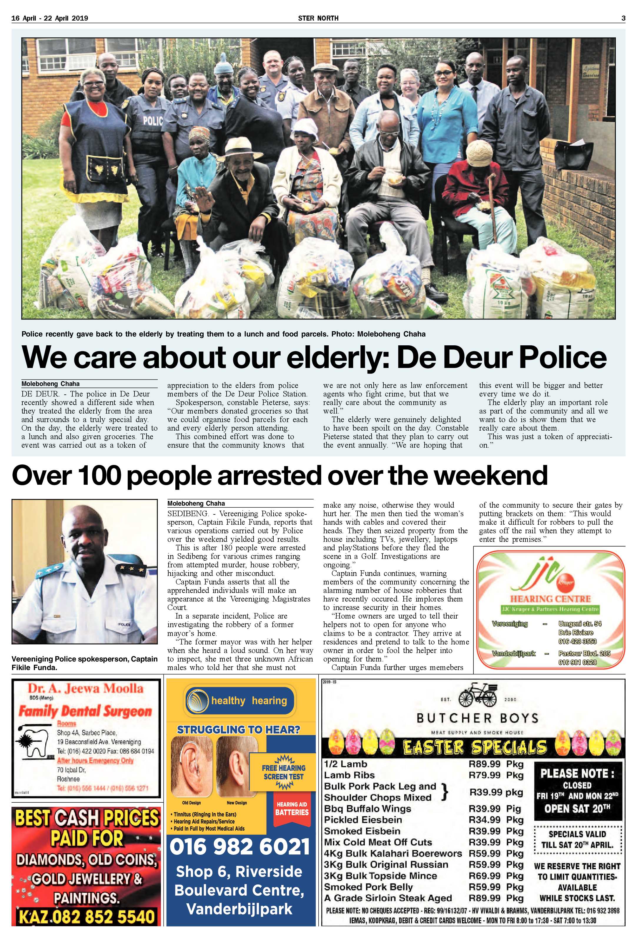 Ster North 16 – 22 April 2019 page 3