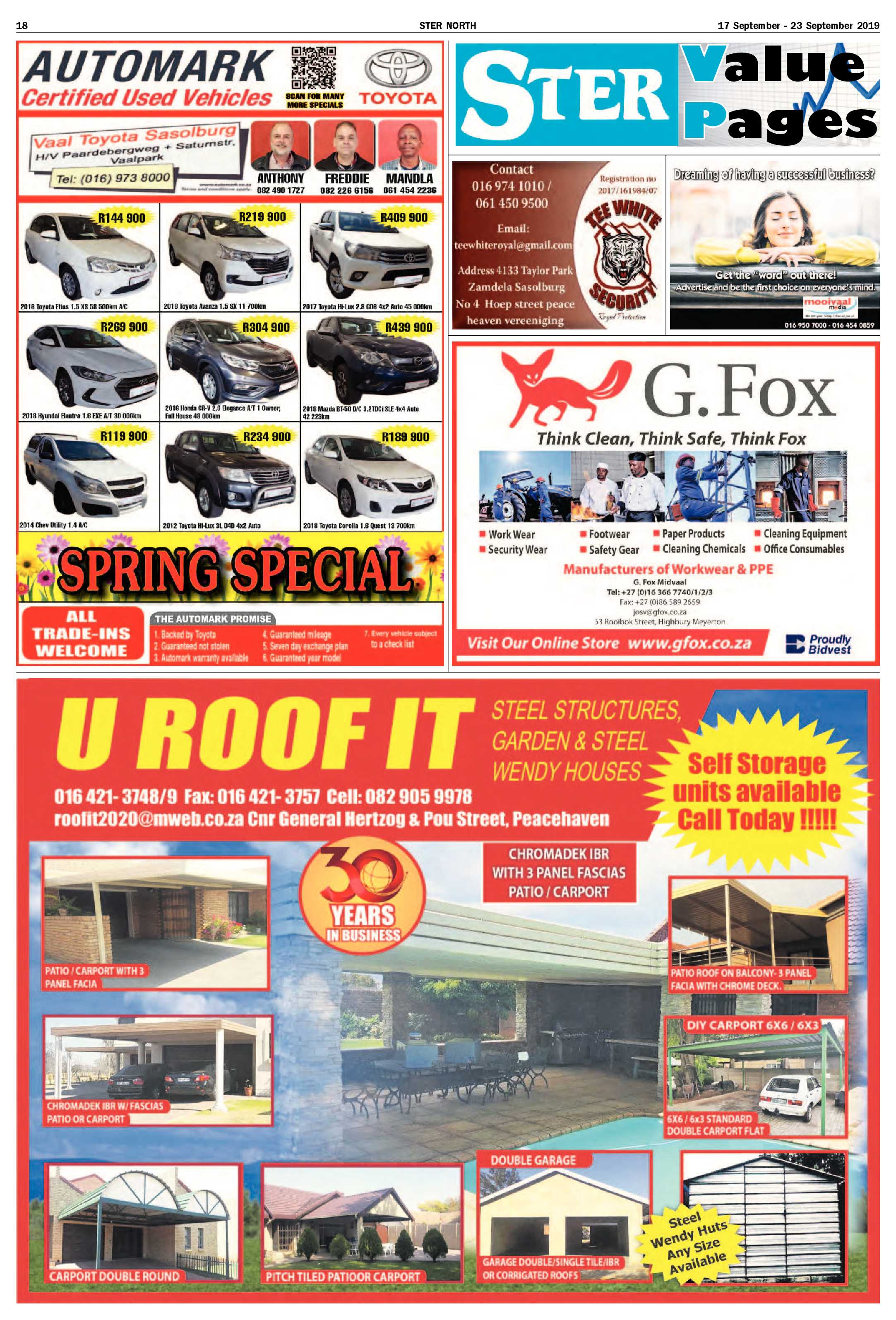 Ster North 17 – 23 September 2019 page 18