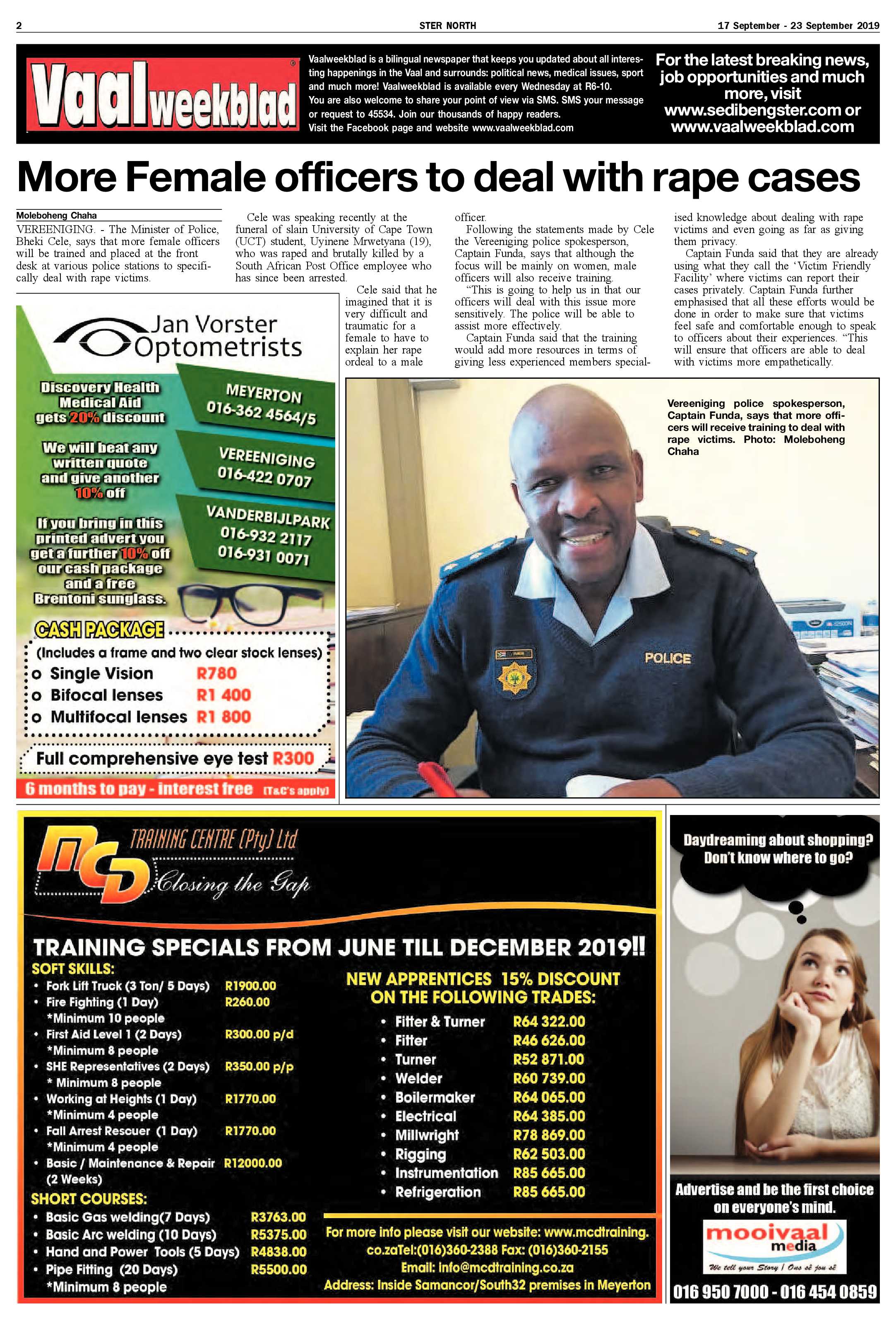 Ster North 17 – 23 September 2019 page 2