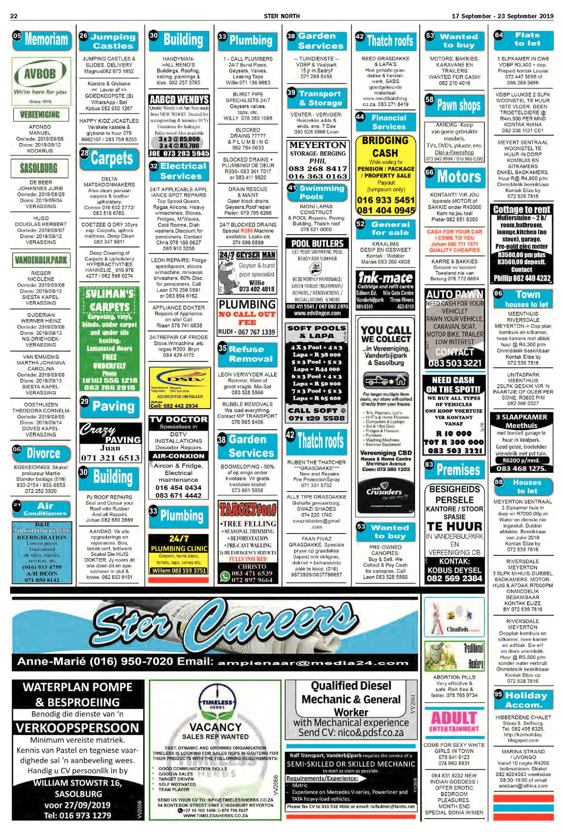 Ster North 17 – 23 September 2019 page 22