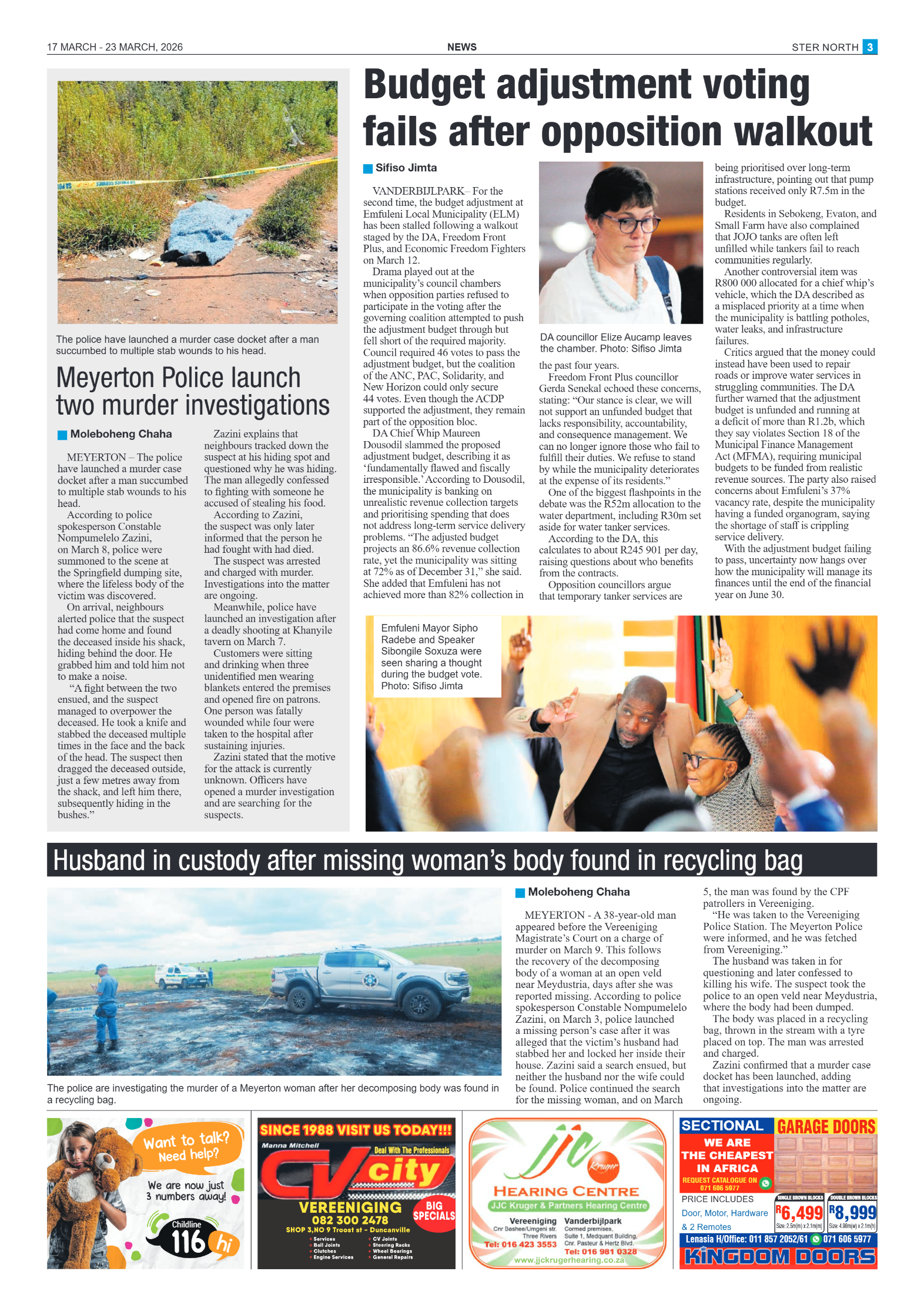 Ster North – 17 March page 3