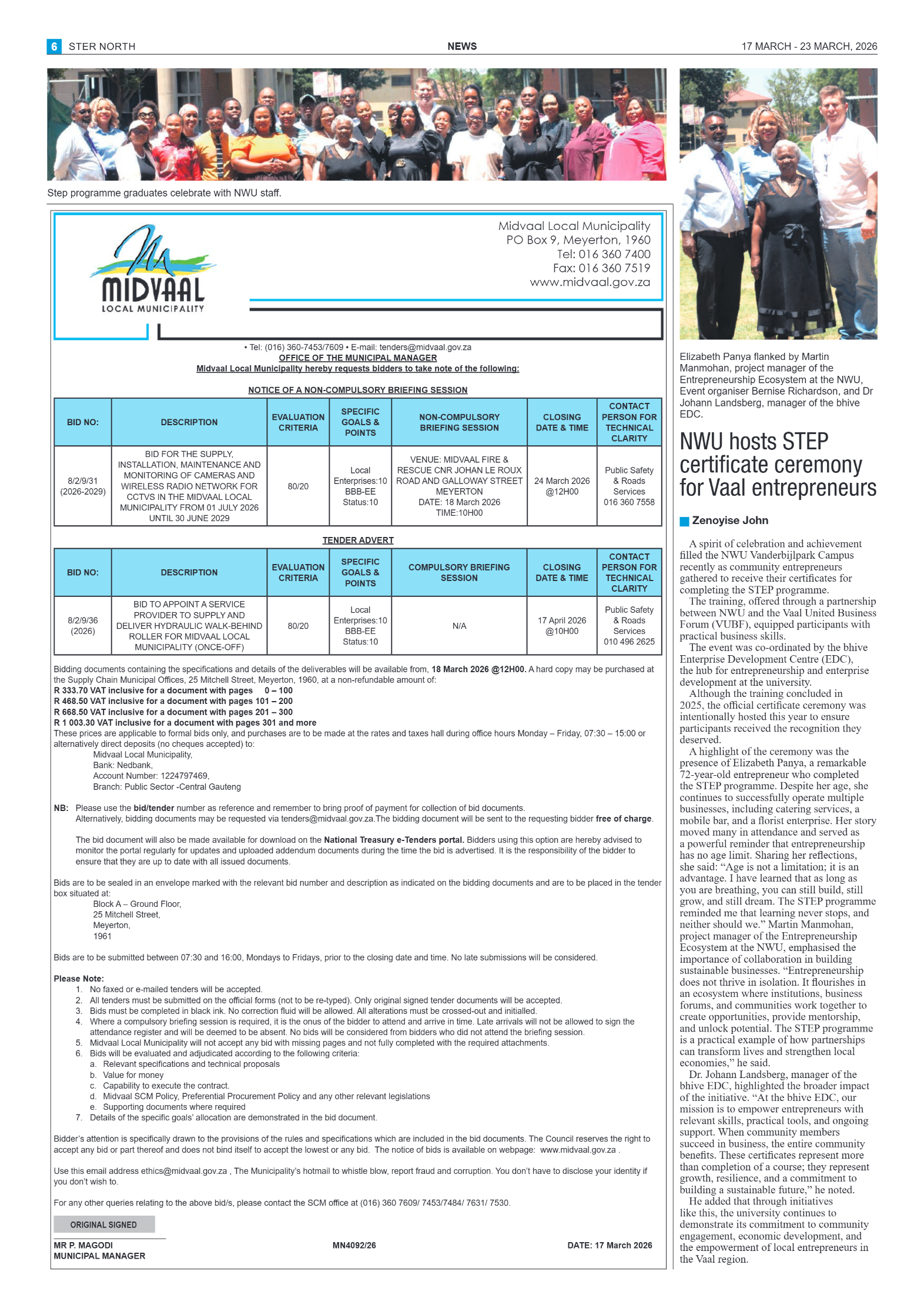 Ster North – 17 March page 6