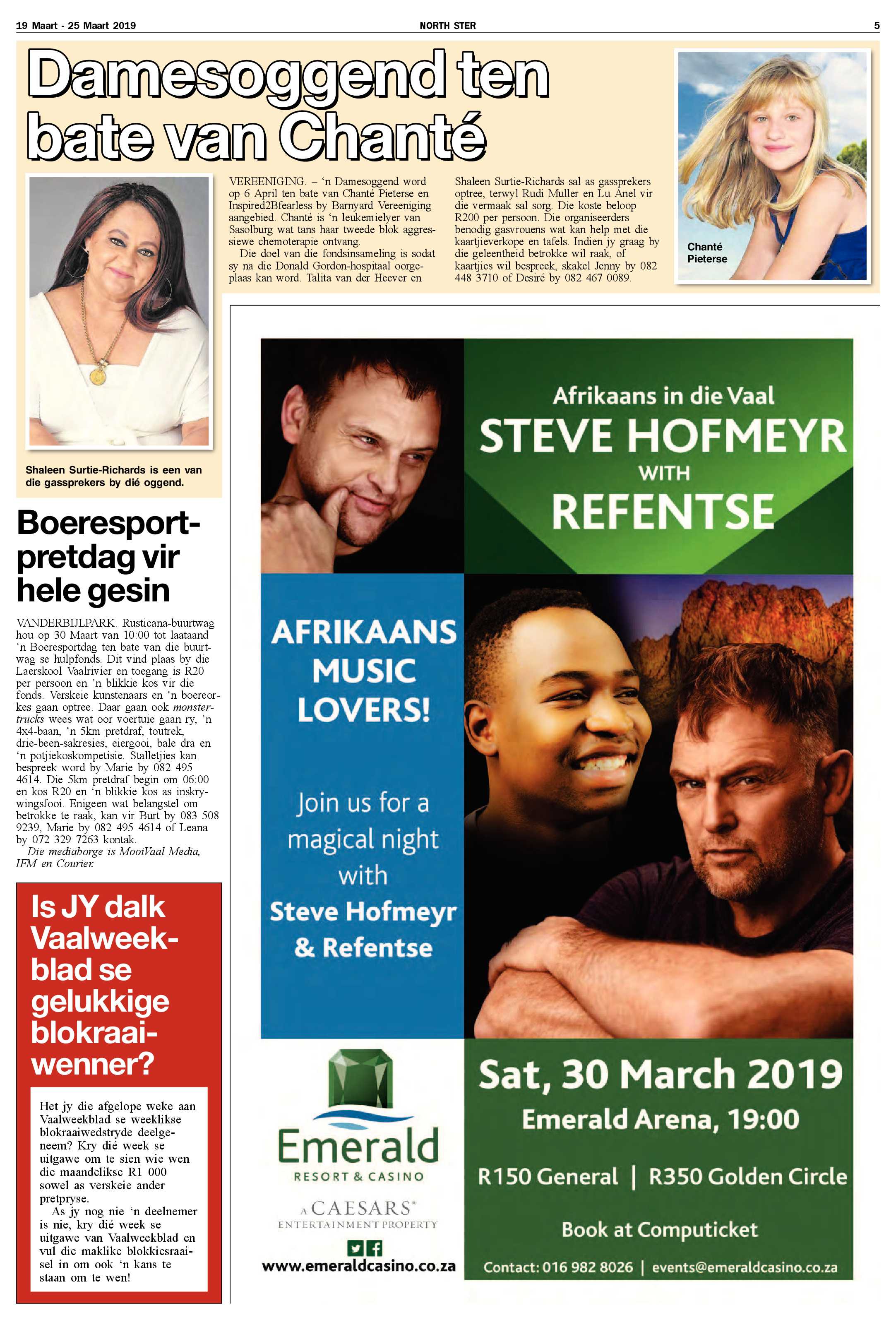 Ster North 19 – 25 Maart 2019 page 5