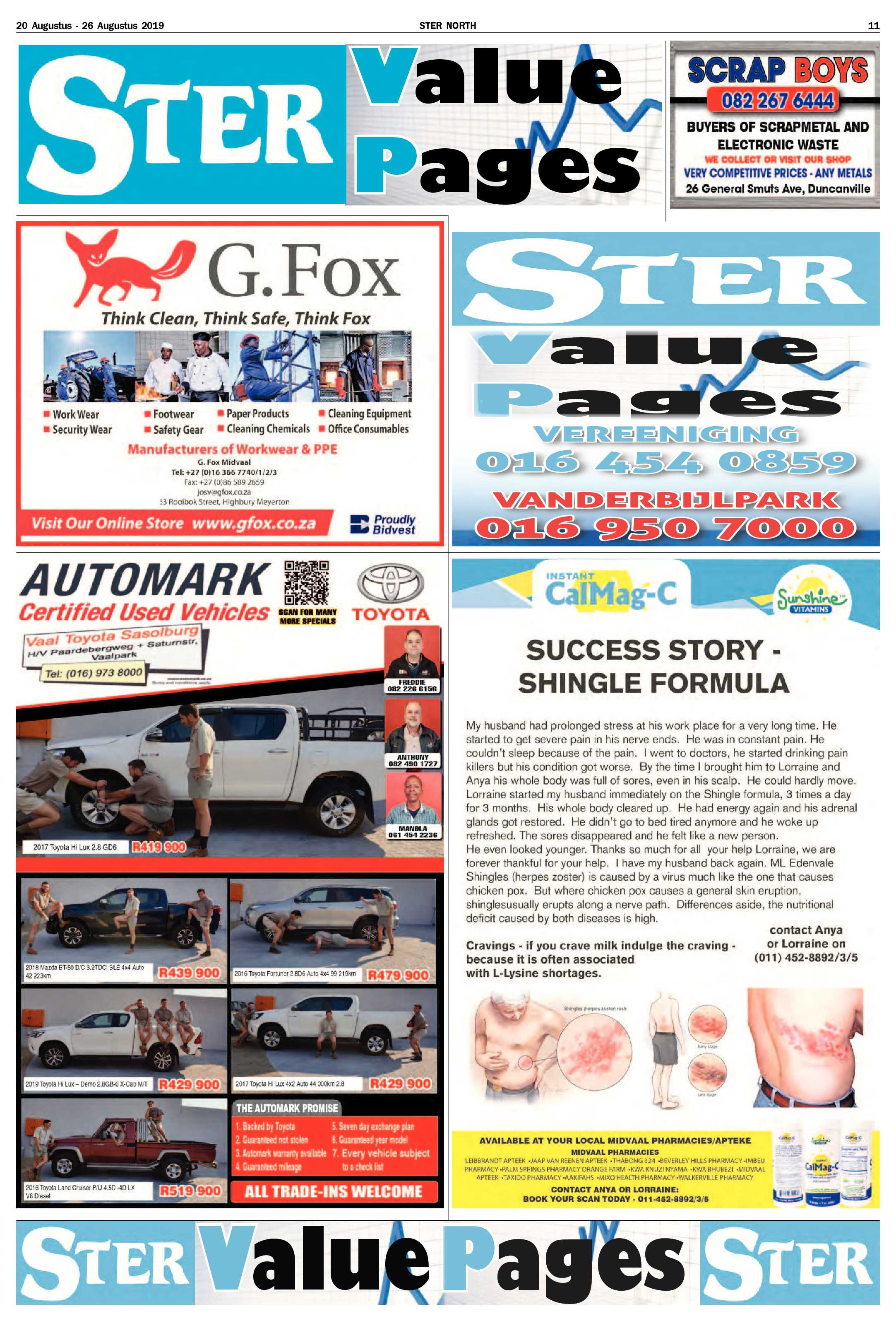 Ster North 20 – 26 Augustus 2019 page 11