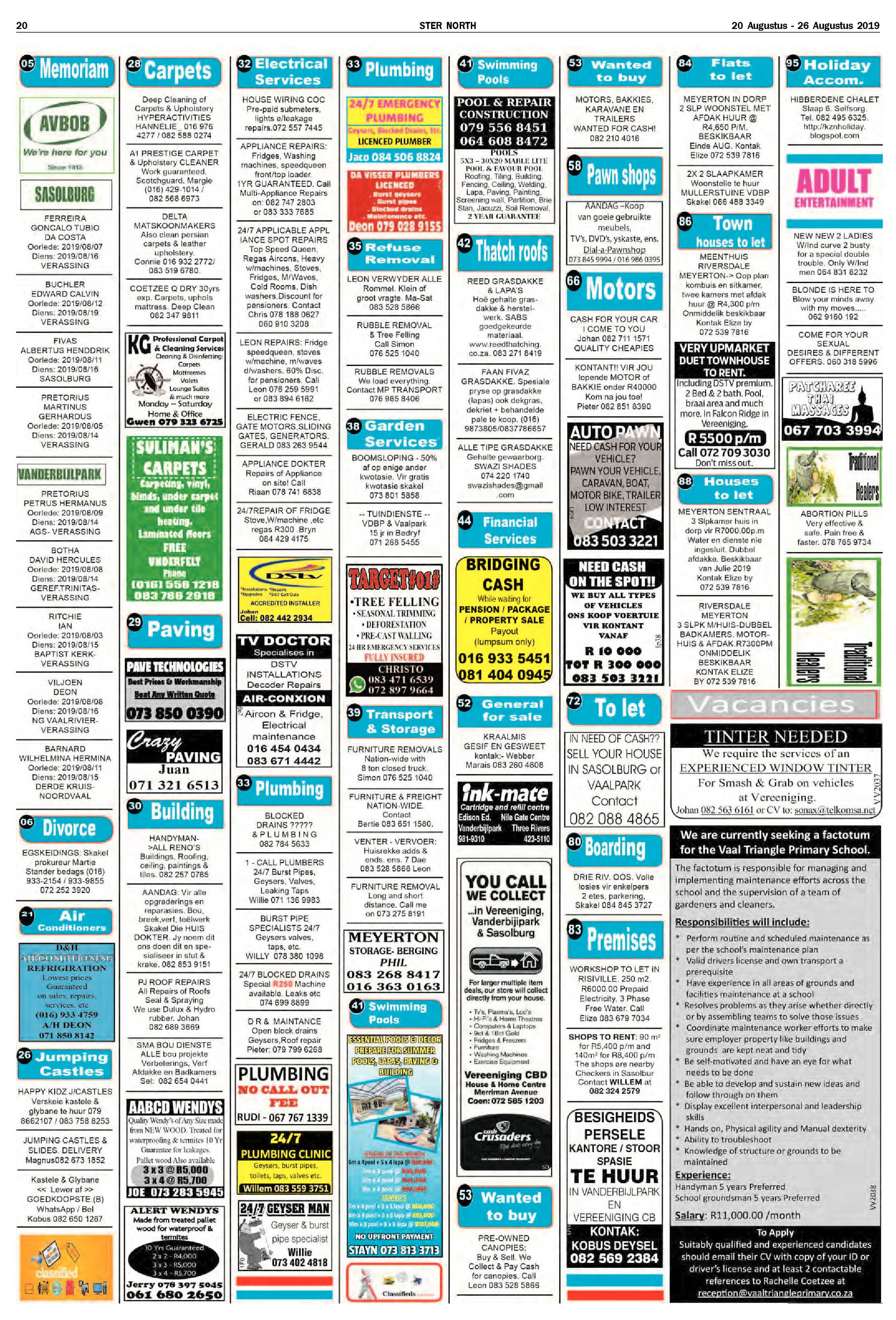 Ster North 20 – 26 Augustus 2019 page 20