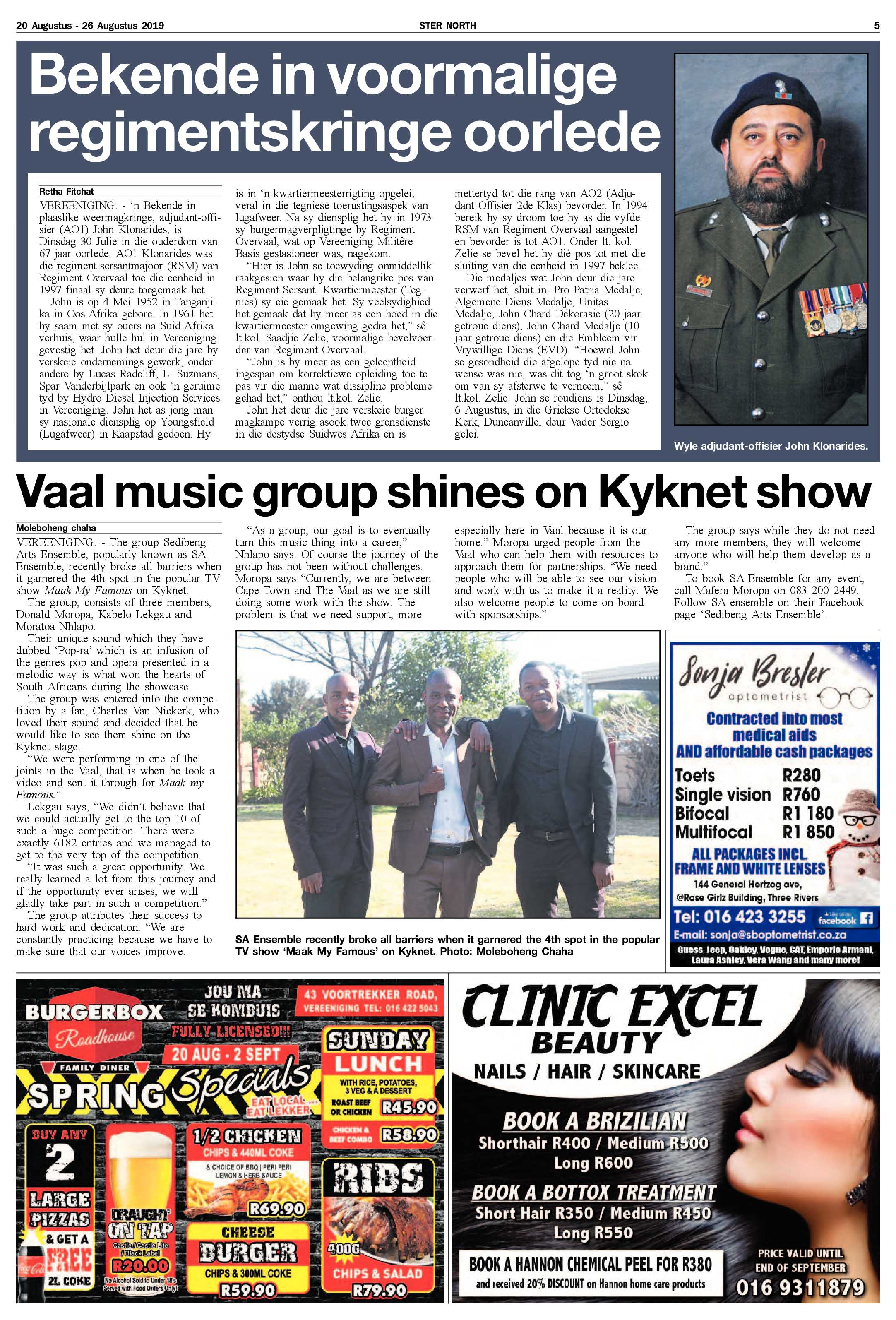 Ster North 20 – 26 Augustus 2019 page 5
