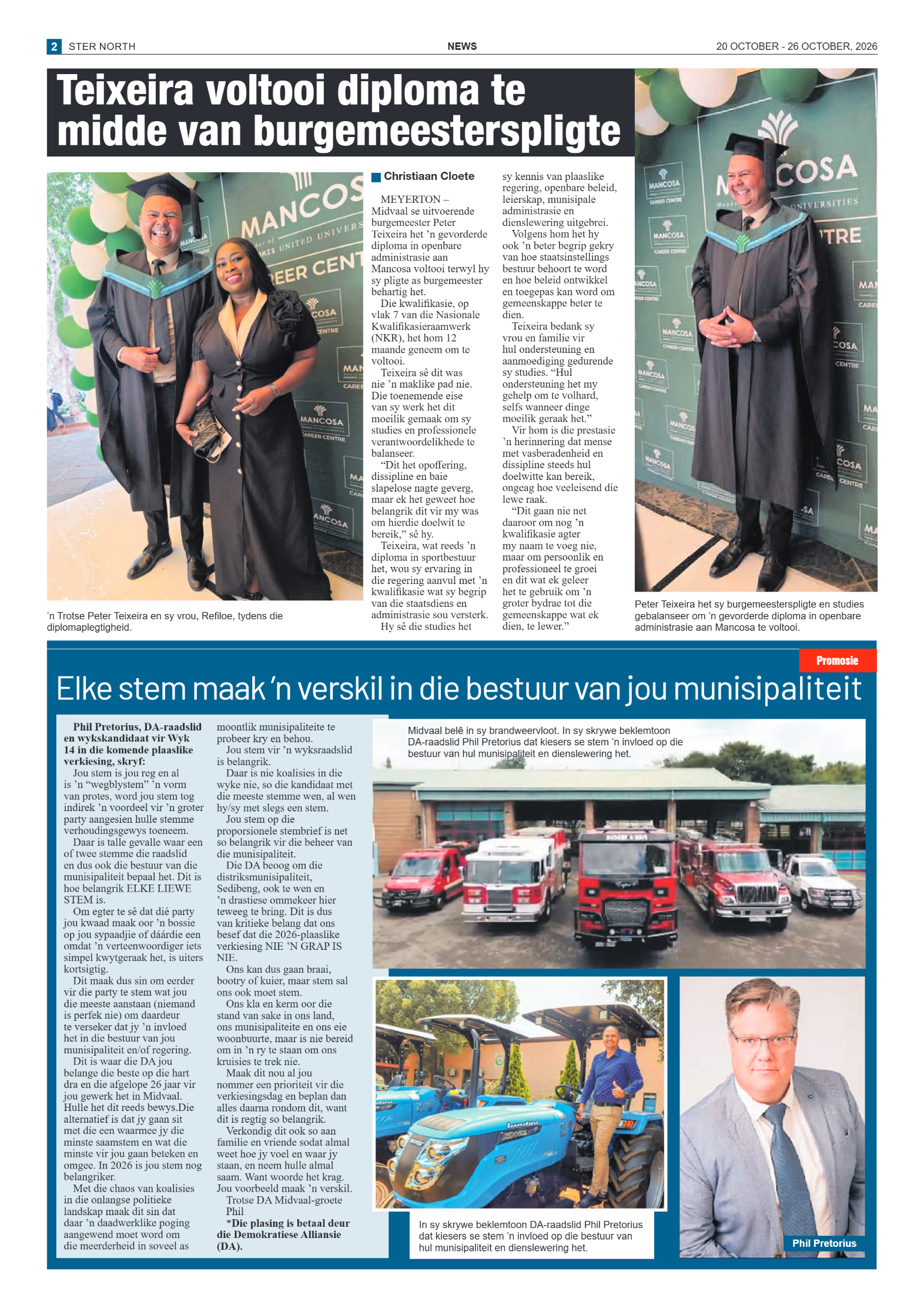 Ster North – 20 October 2026 | Vaalweekblad