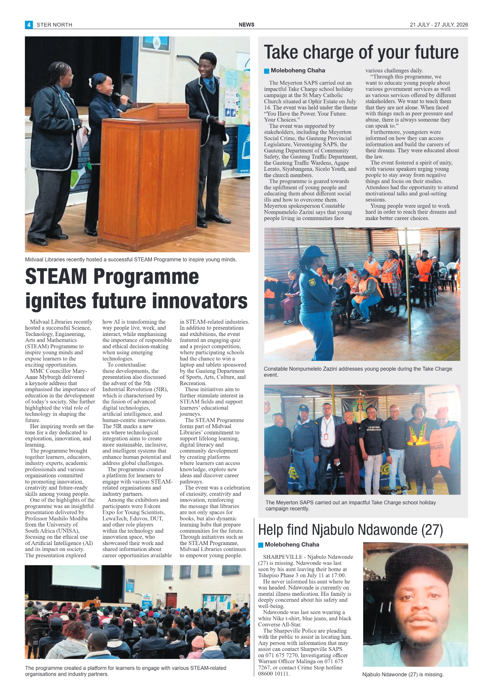 Ster North – 21 July 2026 page 4