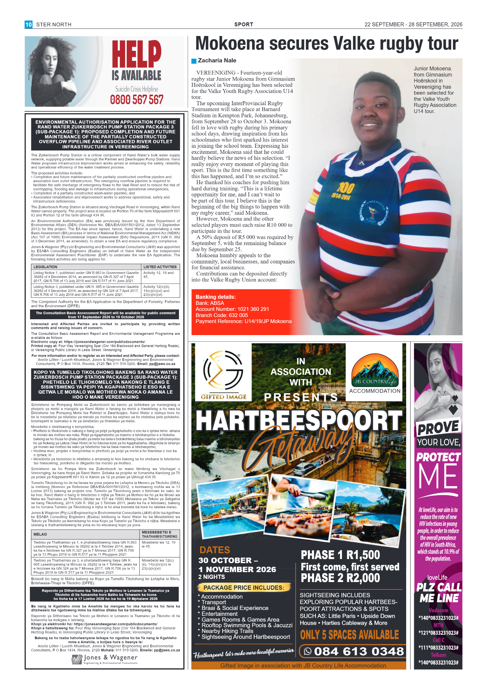 Ster North – 22 September 2026 page 10