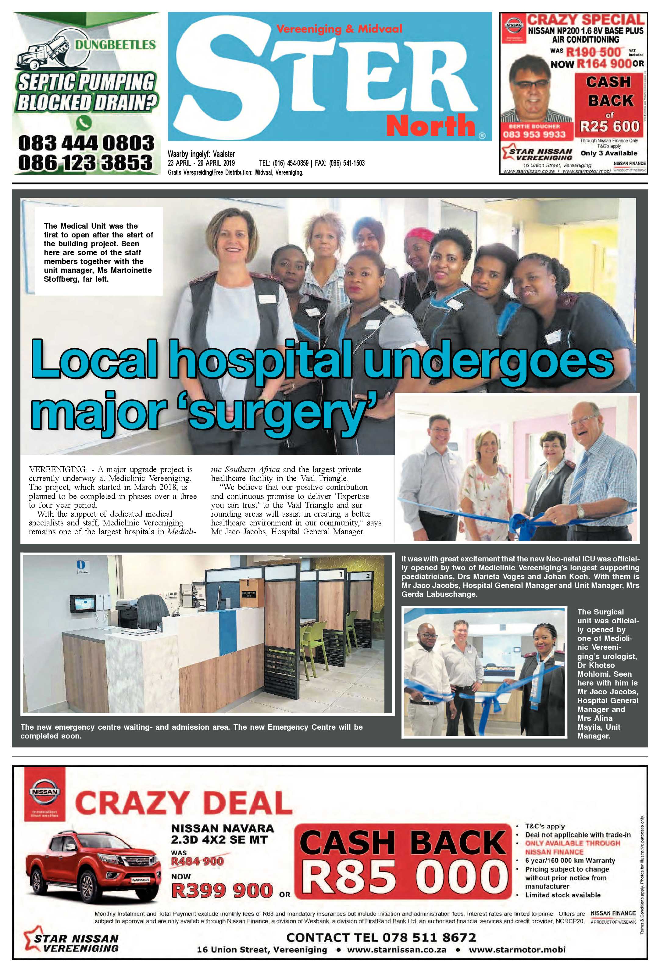 Ster North 23 – 29 April 2019 page 1