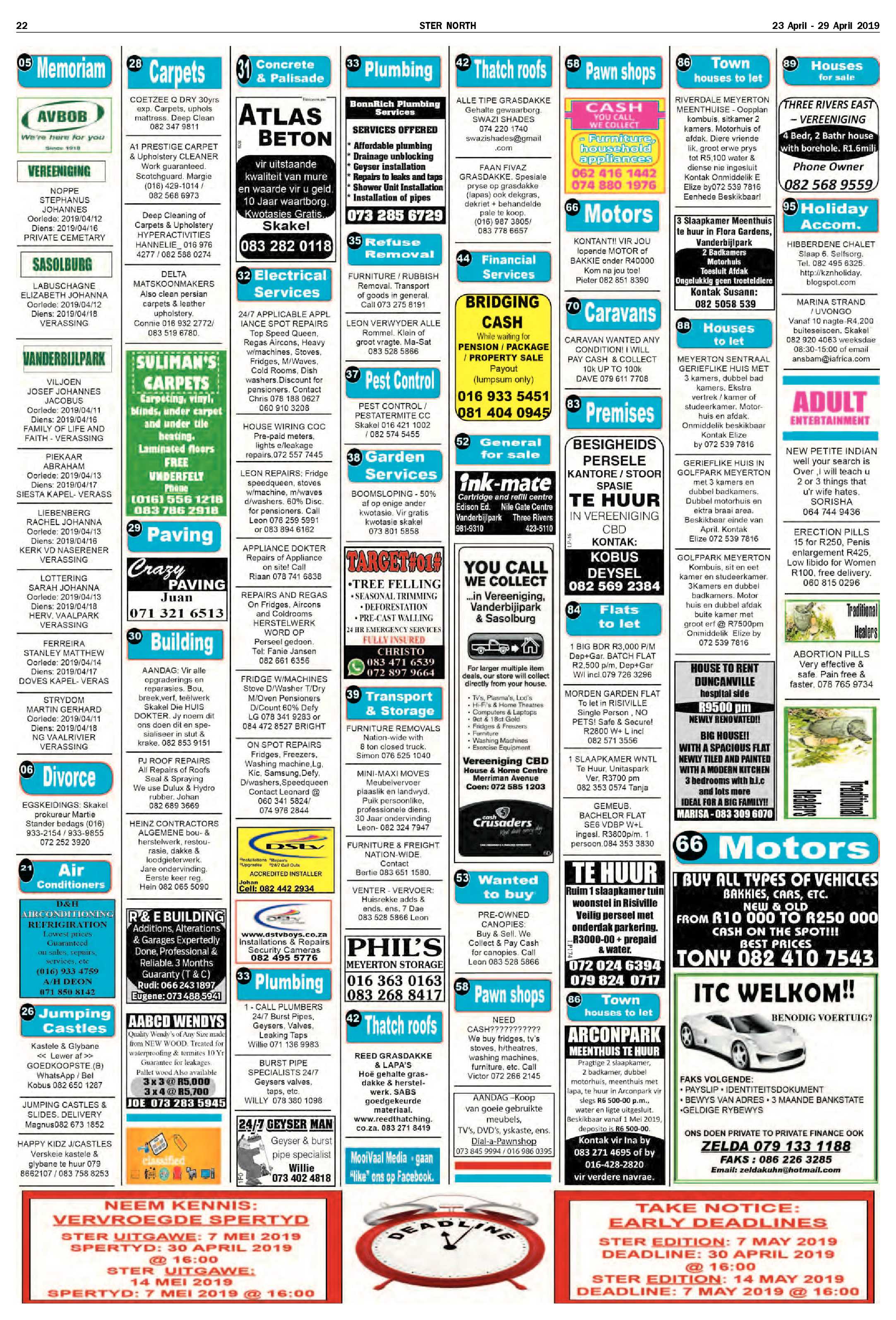 Ster North 23 – 29 April 2019 page 22