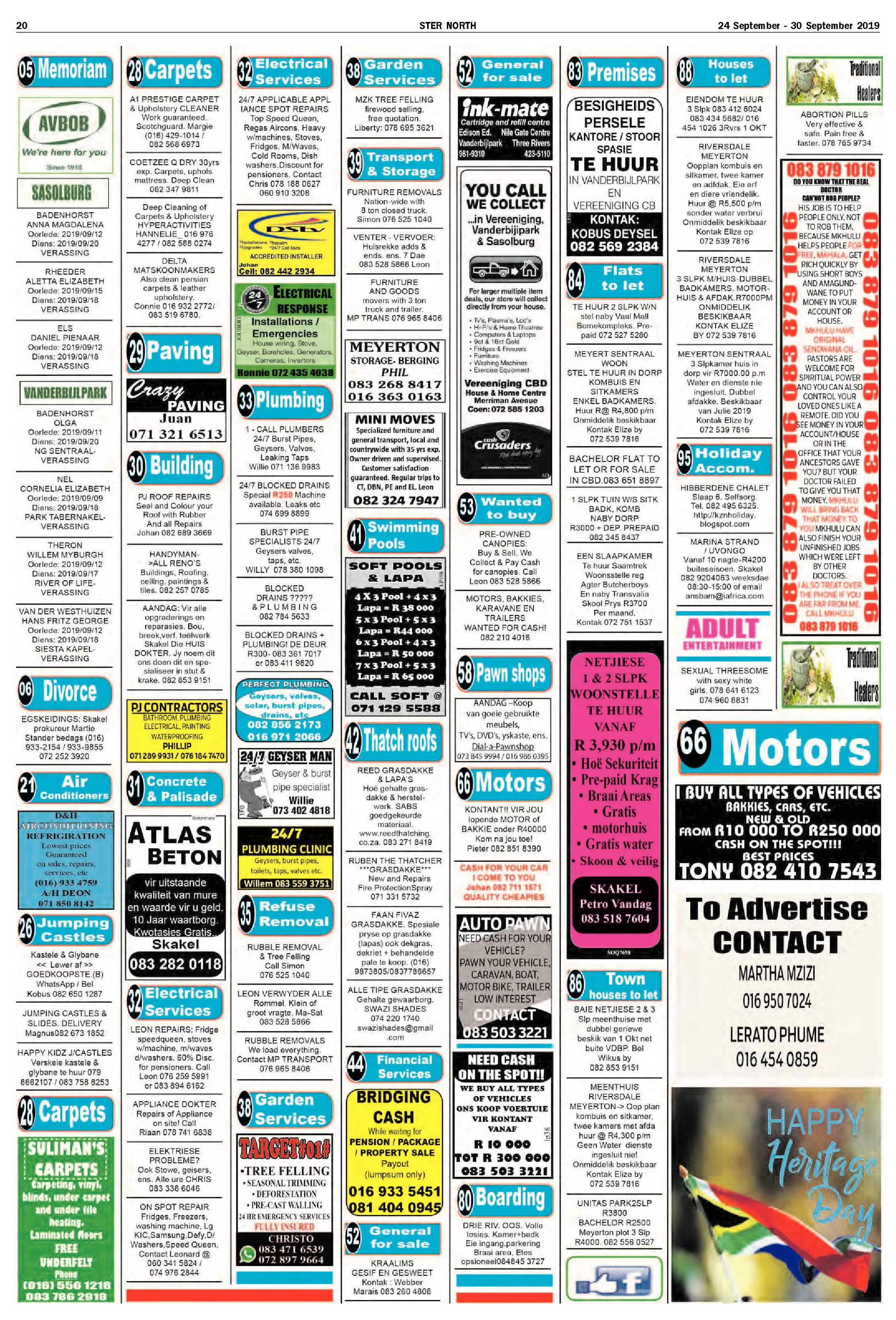 Ster North 24 – 30 September 2019 page 20