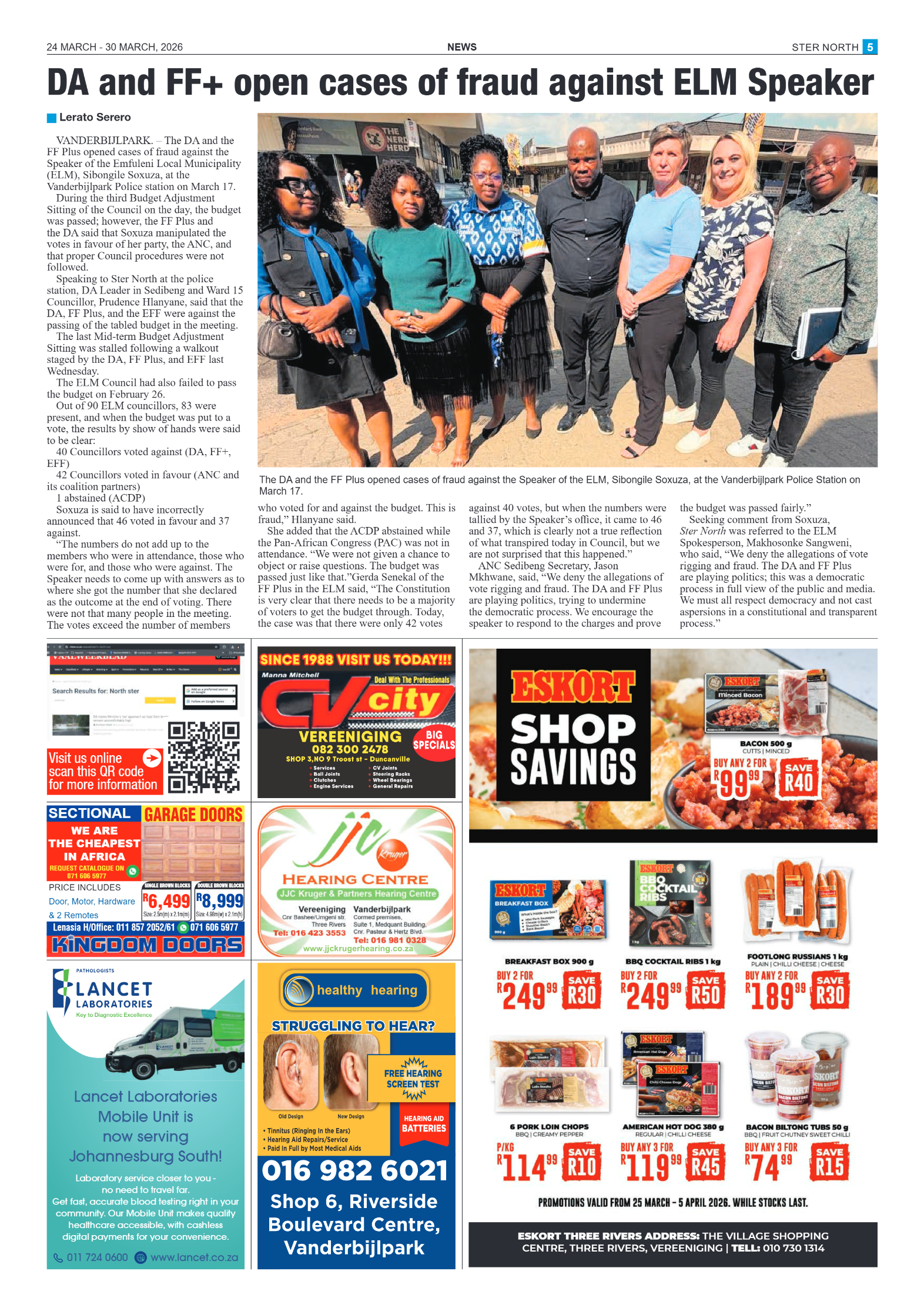 Ster North – 24 March 2026 page 5