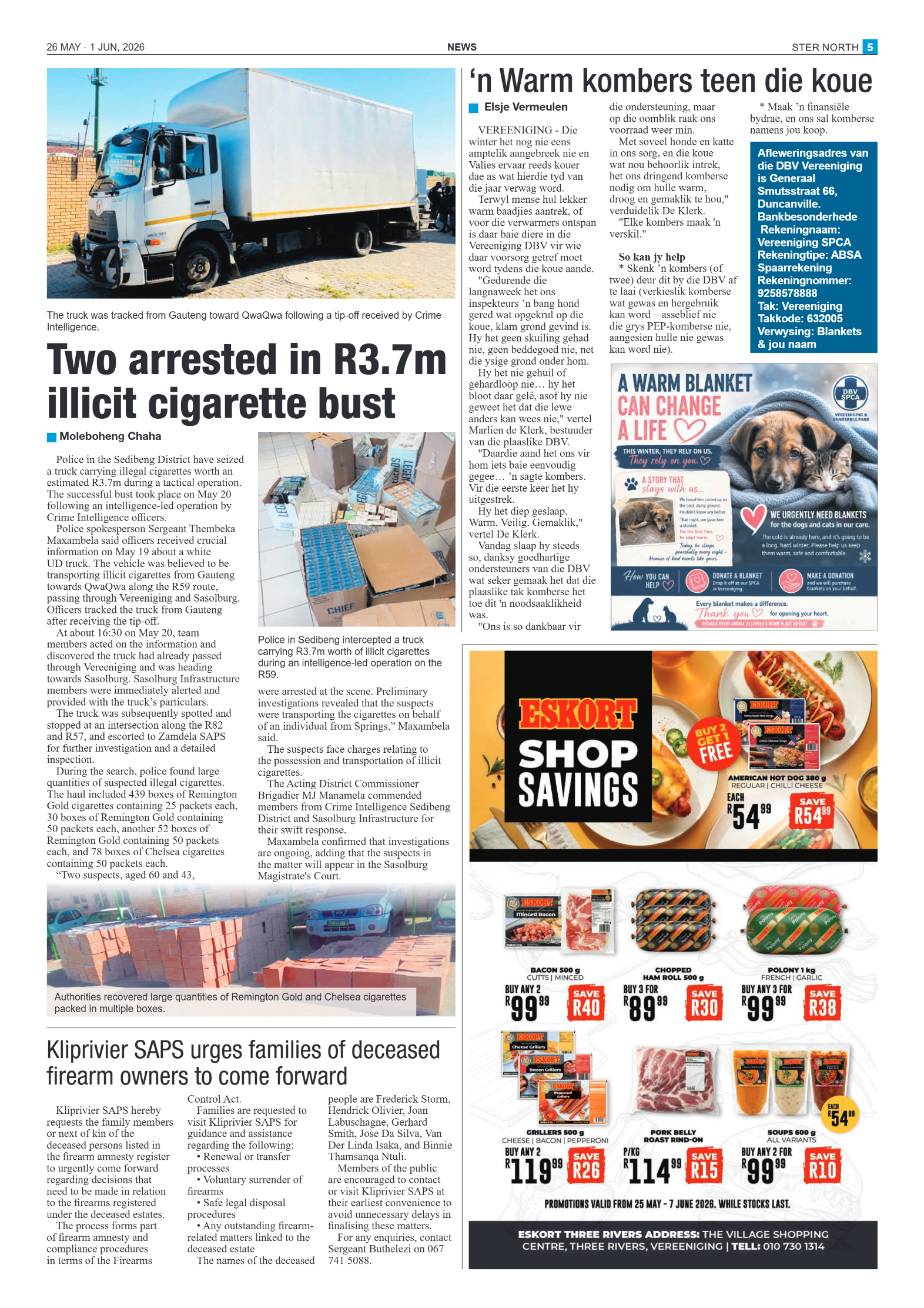 Ster North – 26 May 2026 page 5