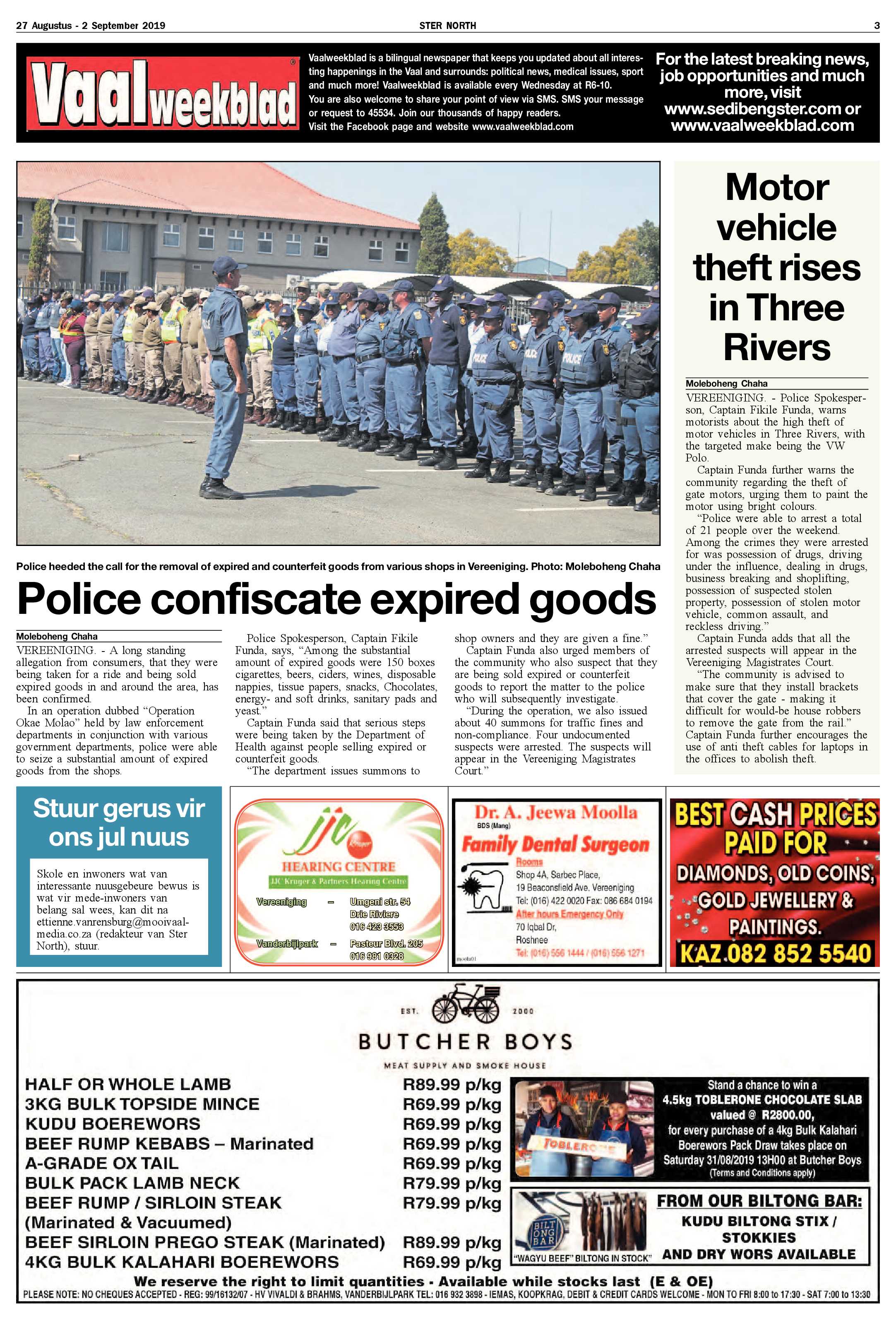 Ster North 27 Augustus – 2 September 2019 page 3