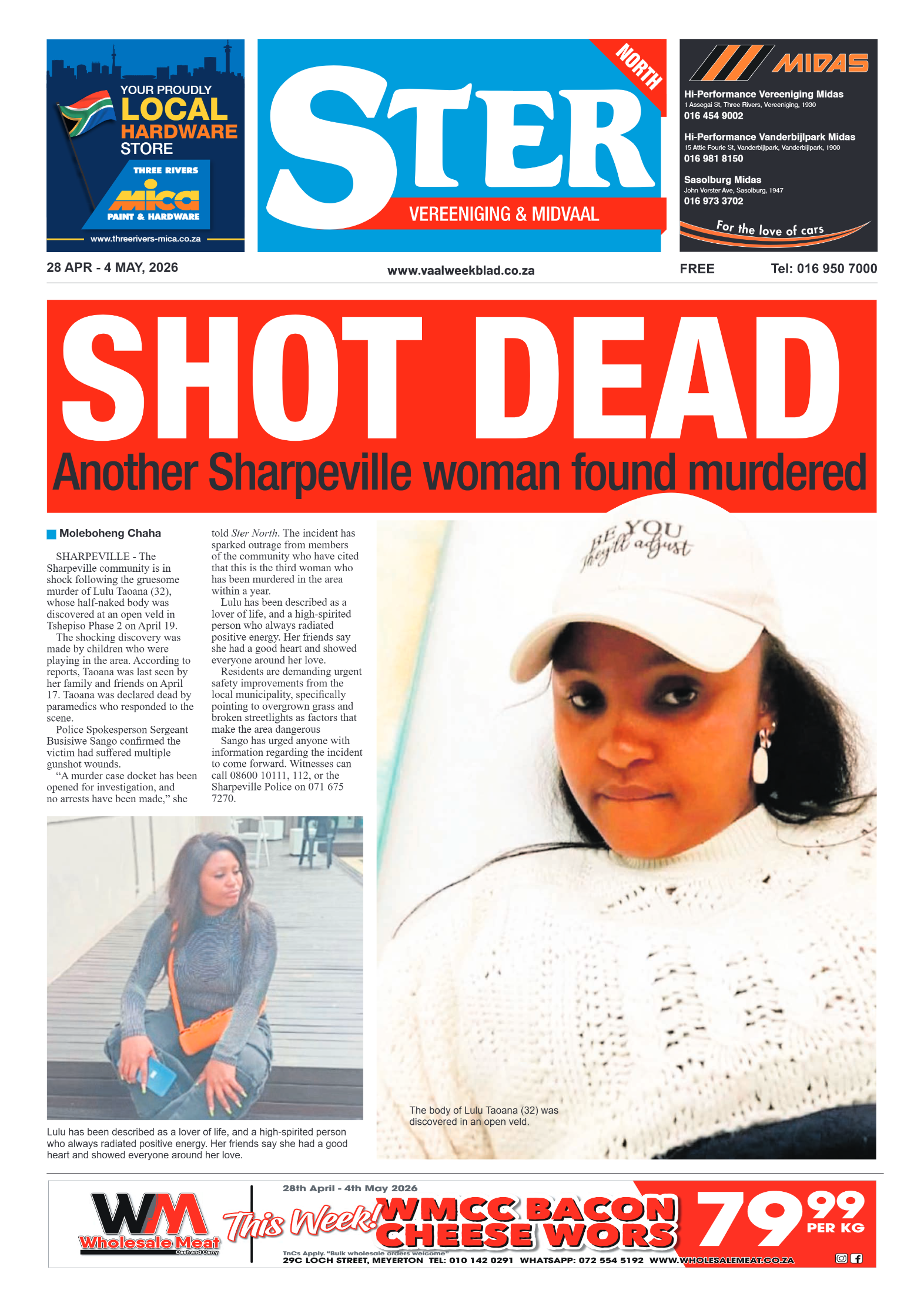 Ster North – 28 April 2026 page 1
