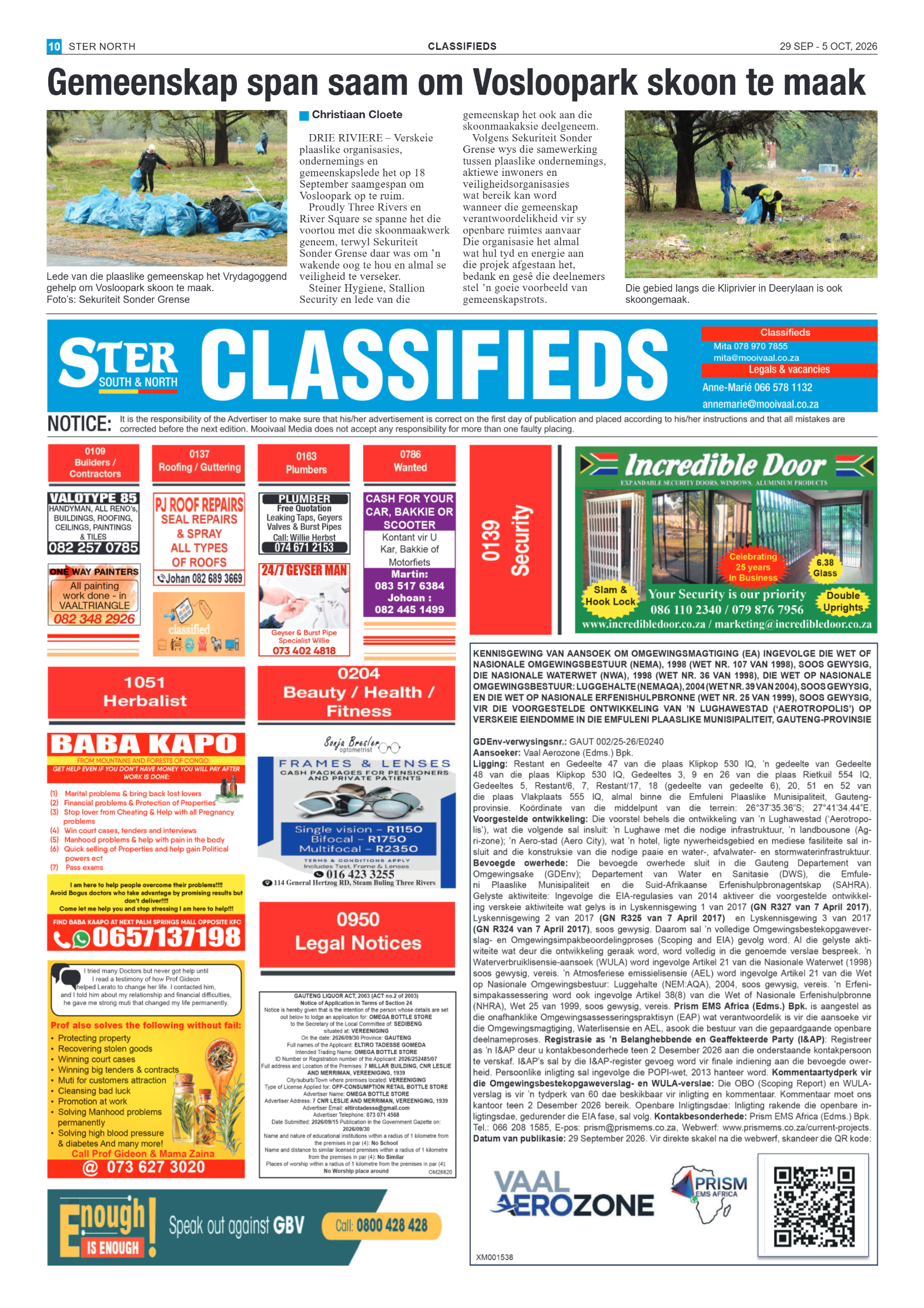 Ster North – 29 September 2026 page 14
