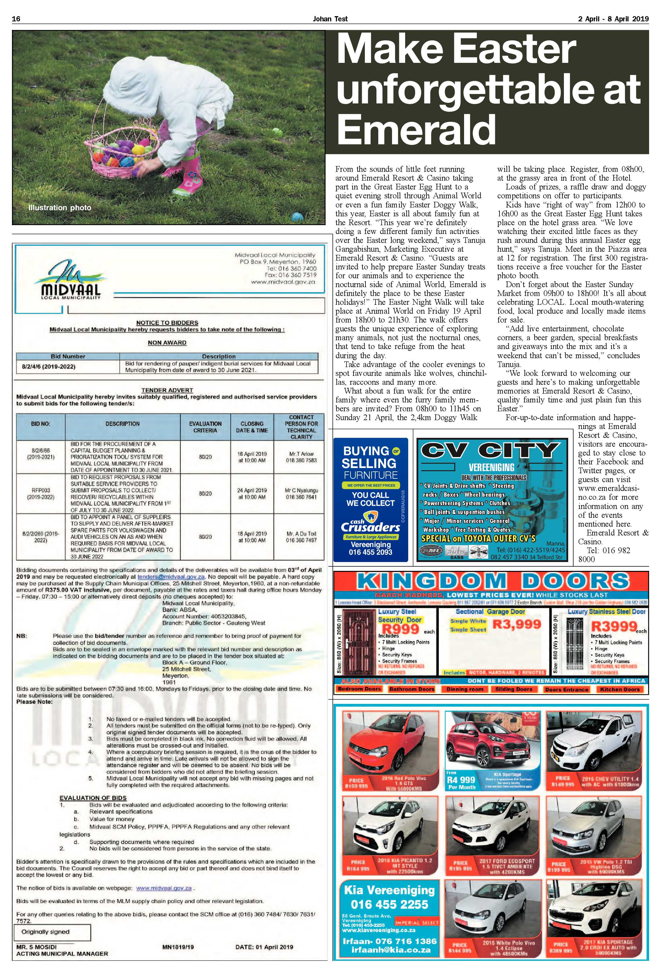 Ster North 2 – 8 April 2019 page 16