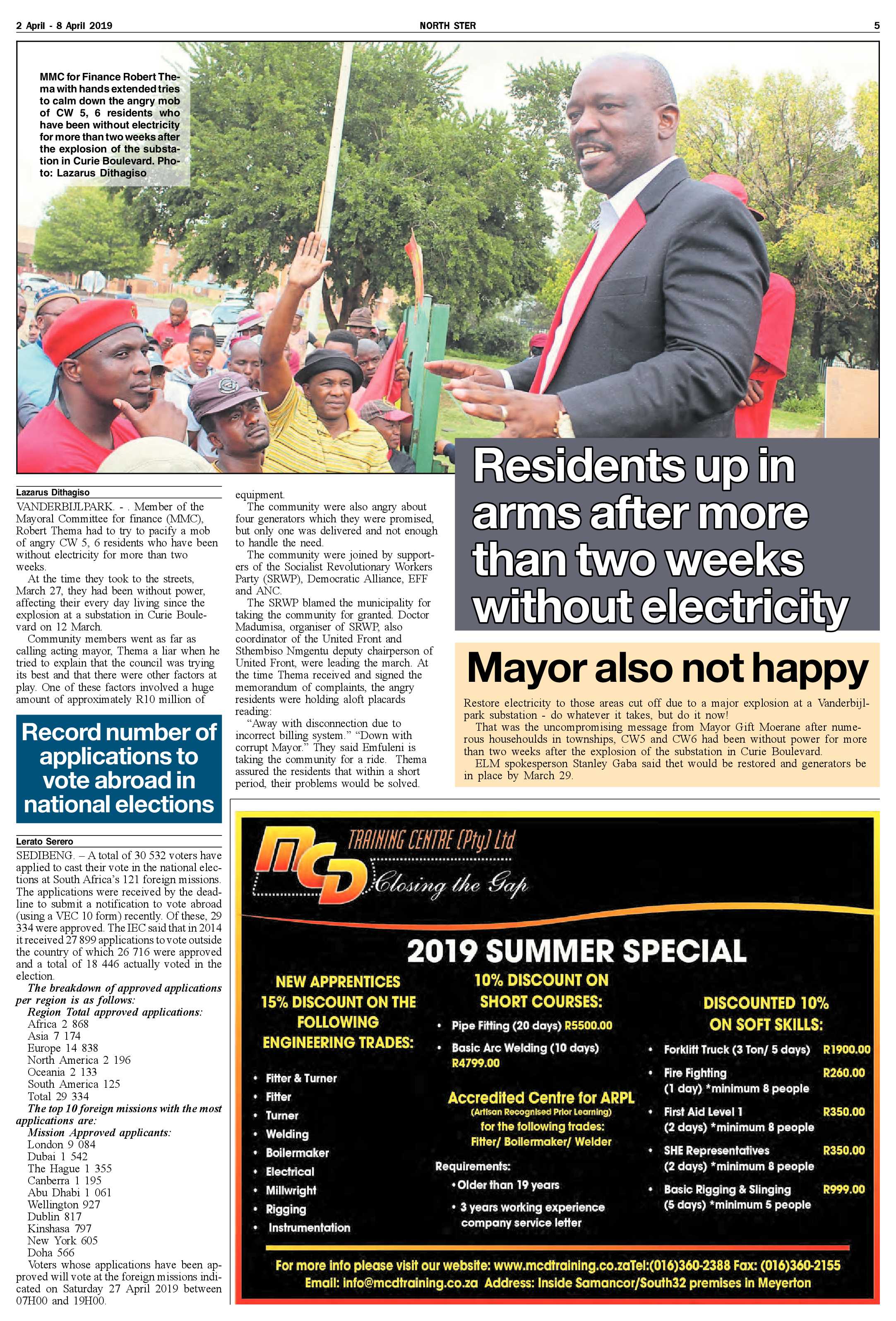 Ster North 2 – 8 April 2019 page 5