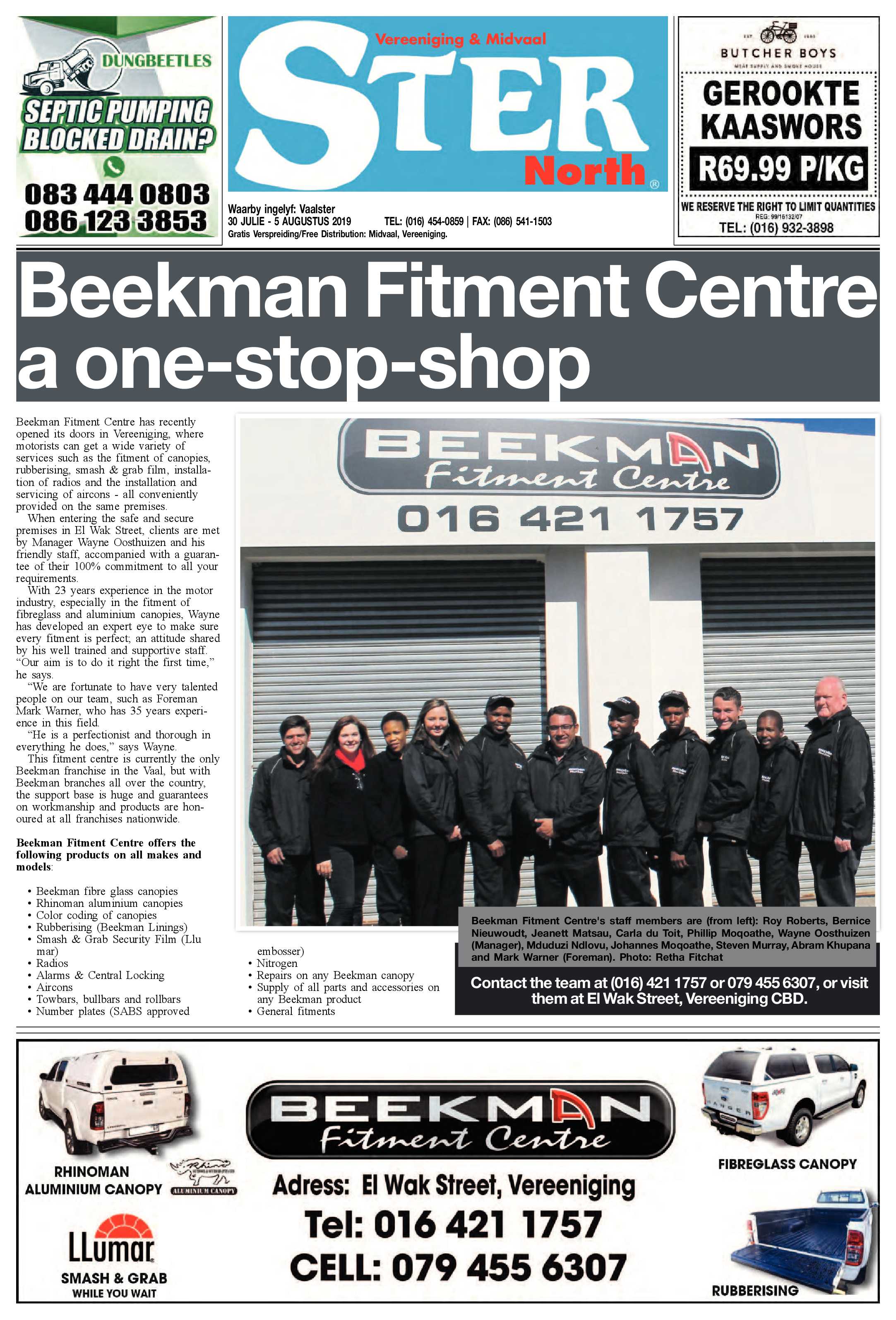 Ster North 30 Julie – 5 Augustus 2019 page 1