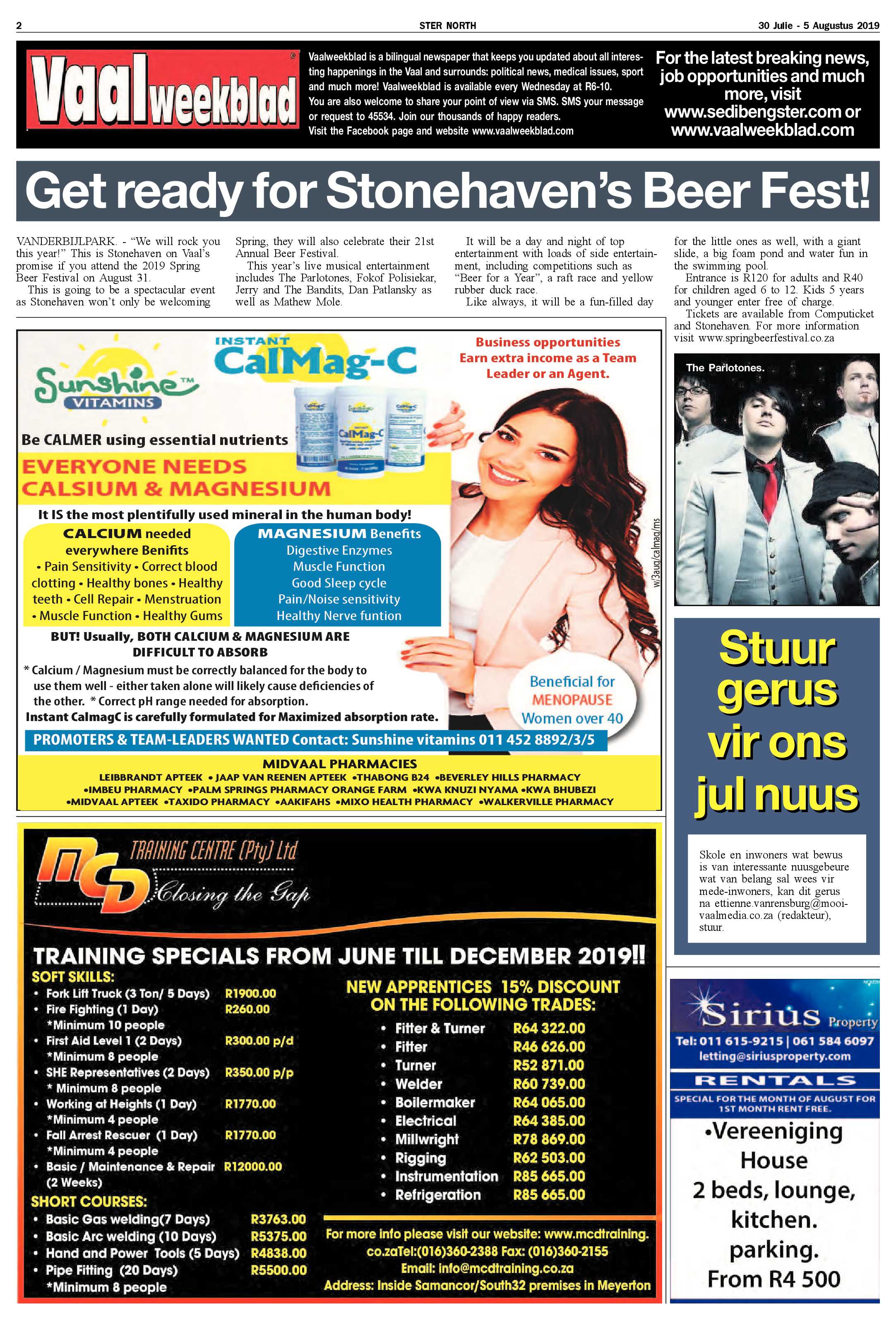 Ster North 30 Julie – 5 Augustus 2019 page 2