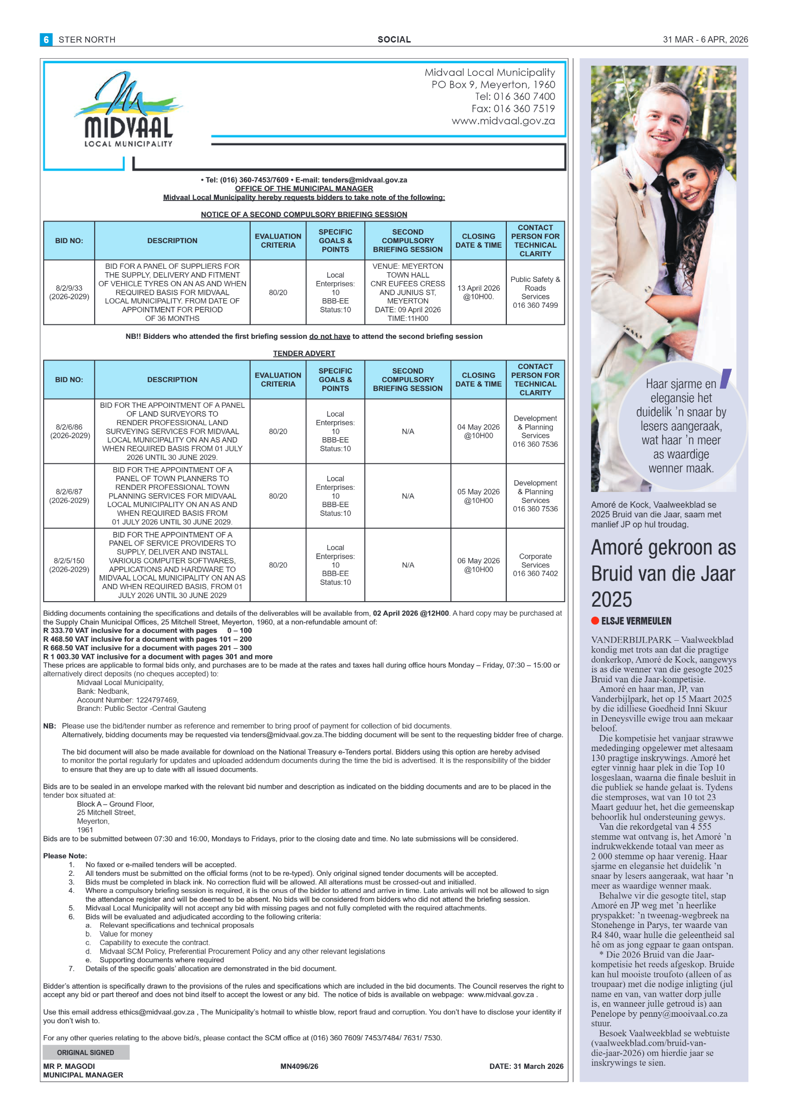 Ster North – 31 March 2026 page 6