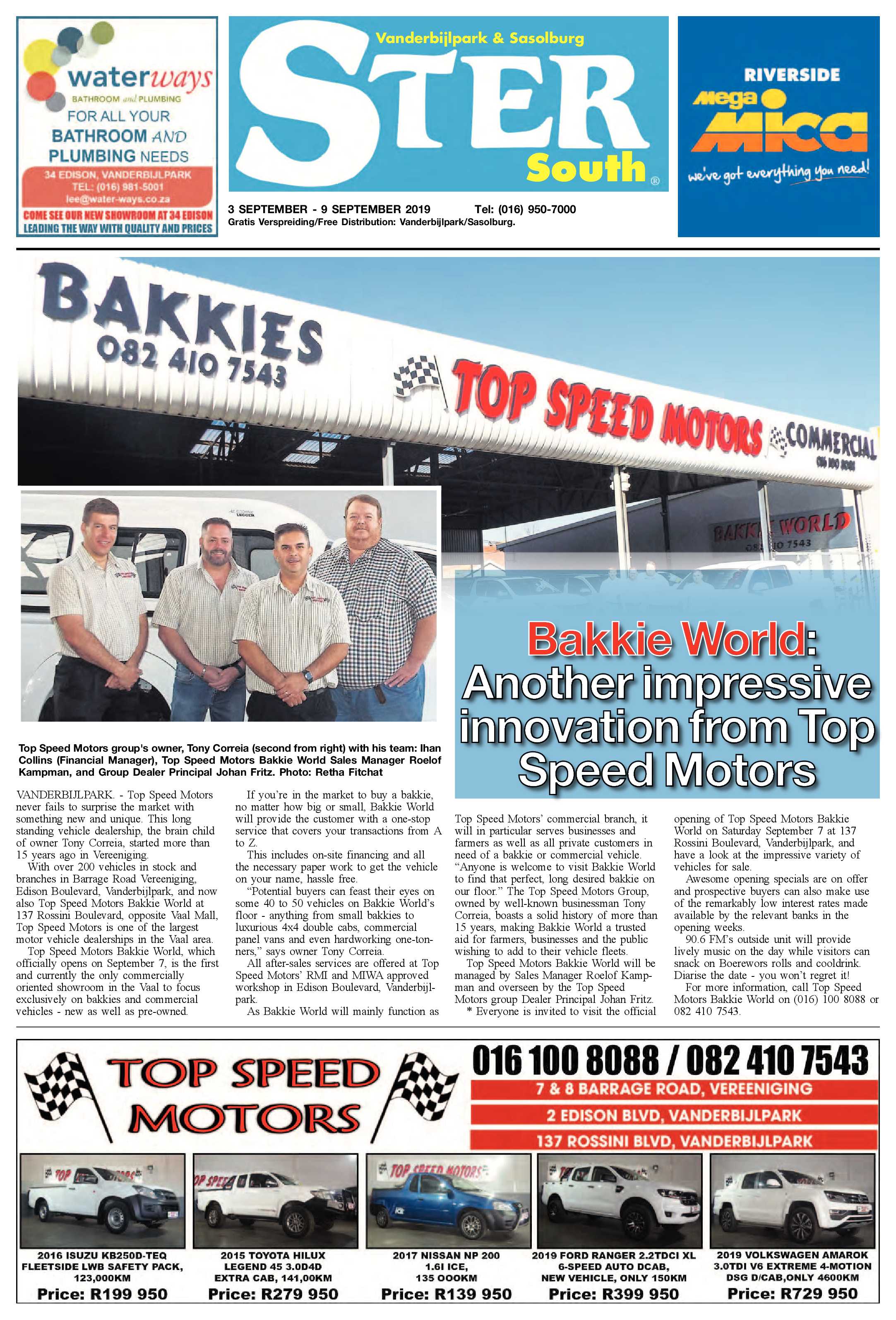 Ster North 3 – 9 September 2019 page 1