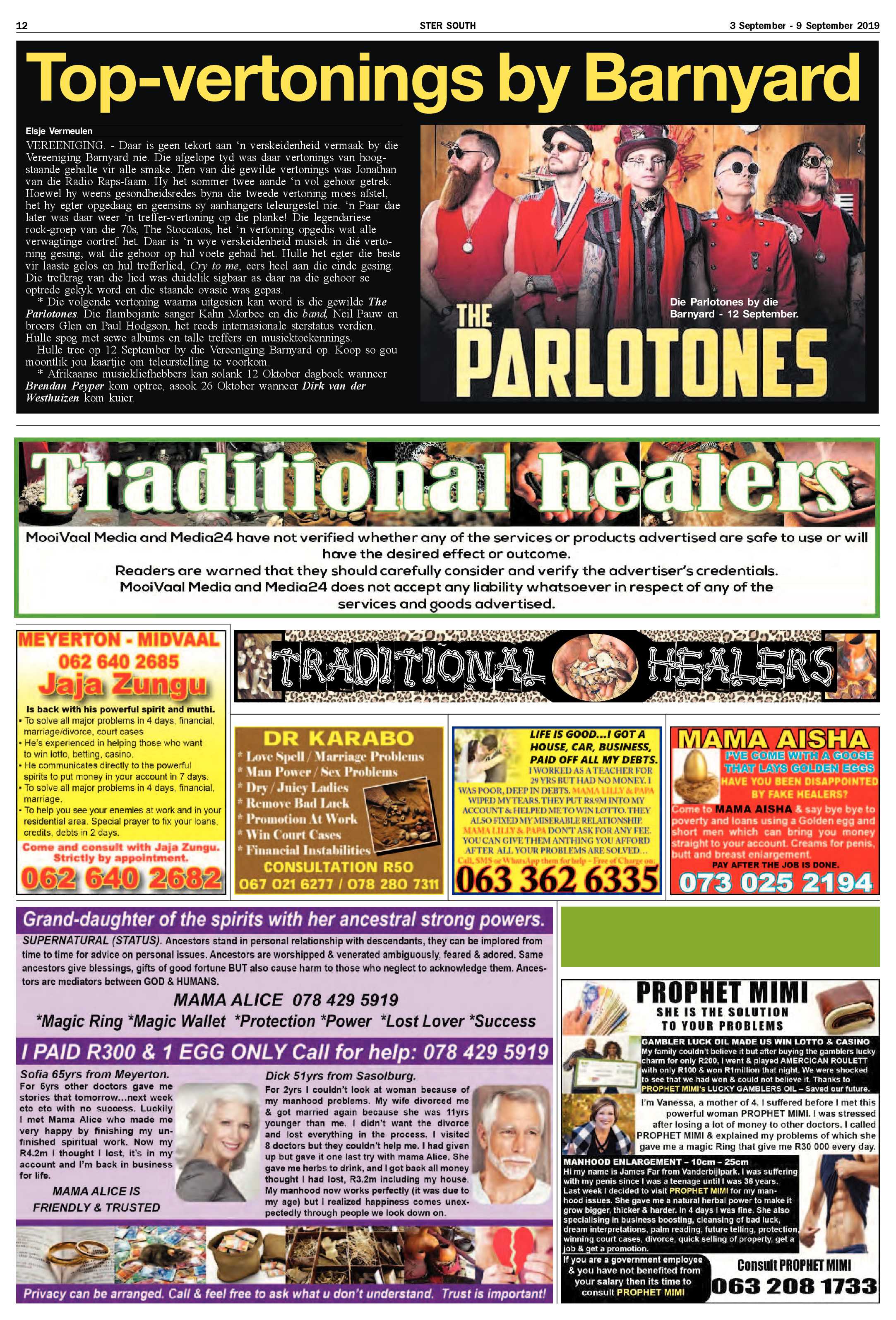 Ster North 3 – 9 September 2019 page 12