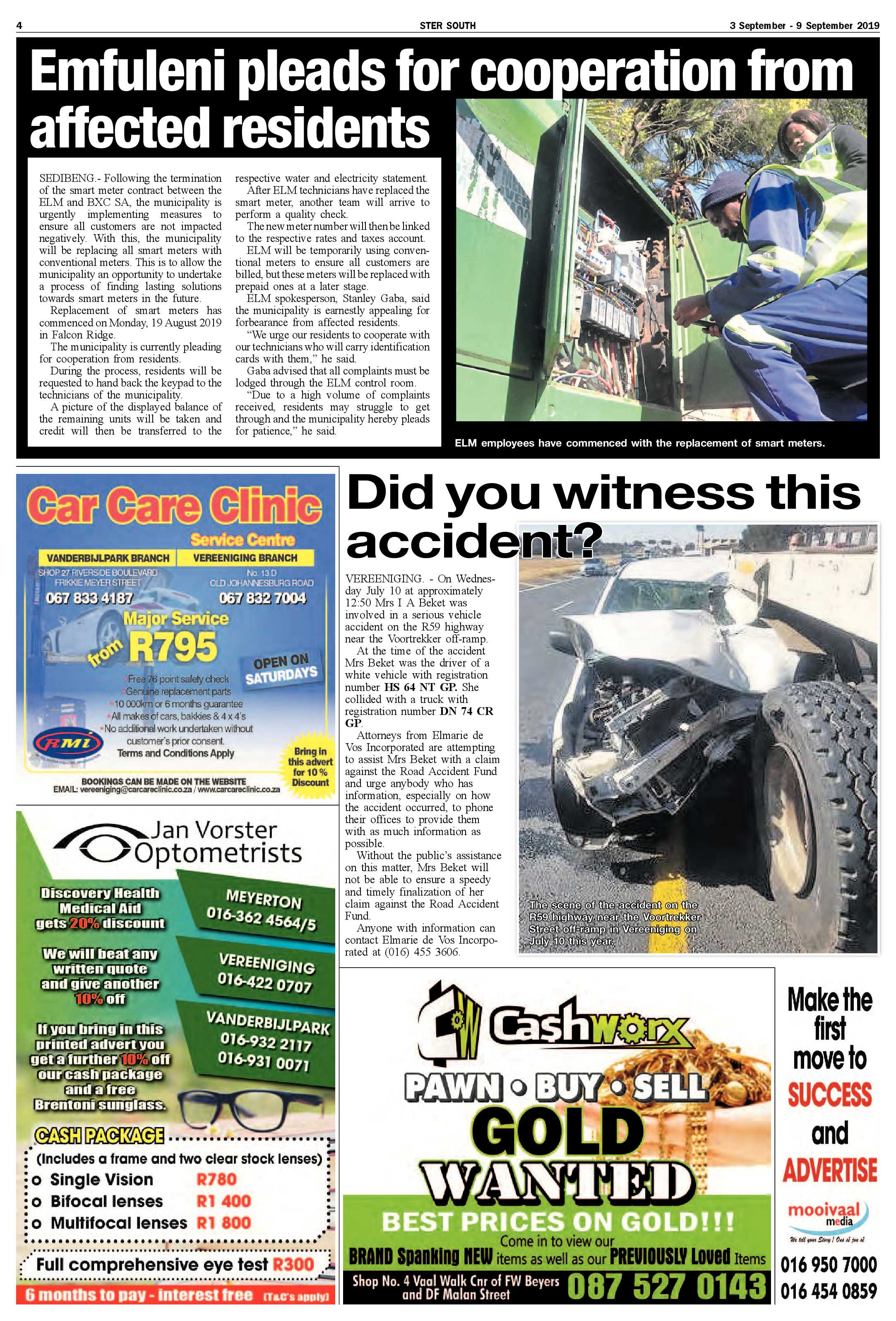 Ster North 3 – 9 September 2019 page 4