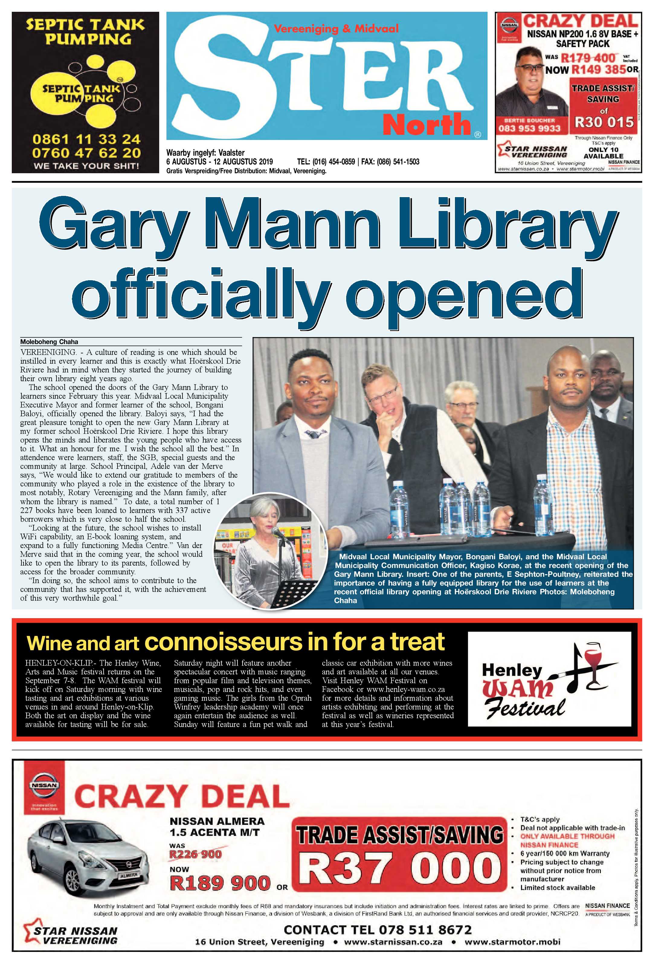 Ster North 6 – 12 Augustus 2019 page 1